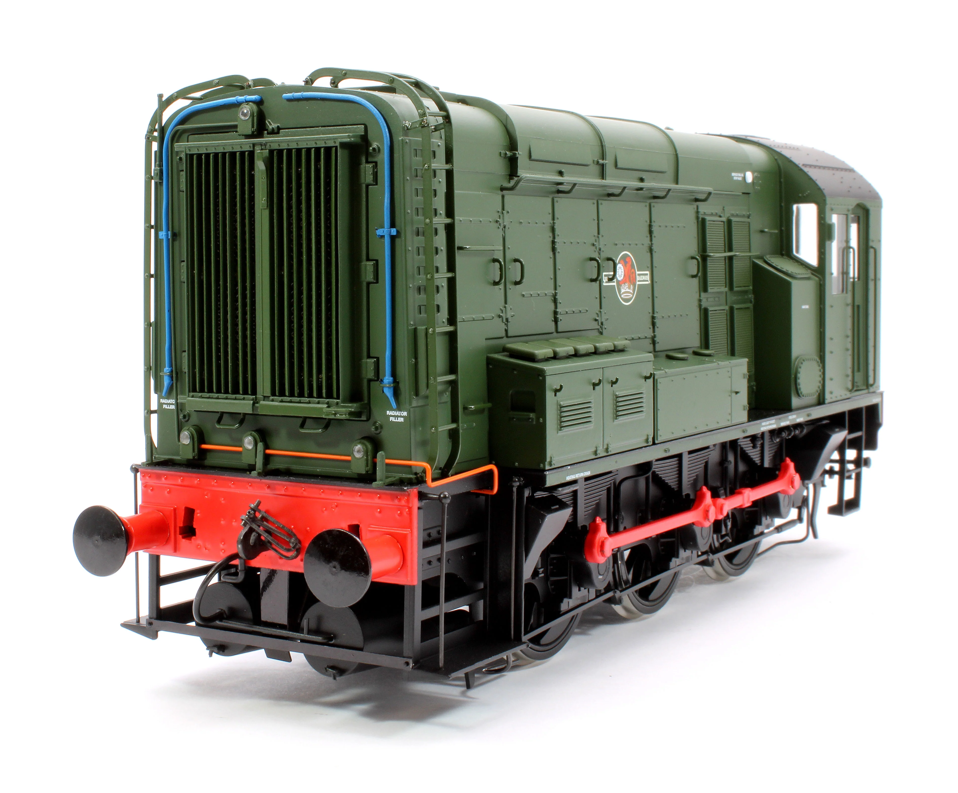 7D-008-018UD Class 08 BR Green Late Crest No Warning Panels Unnumbered Diesel Shunter Locomotive - DCC Fitted - Image 7
