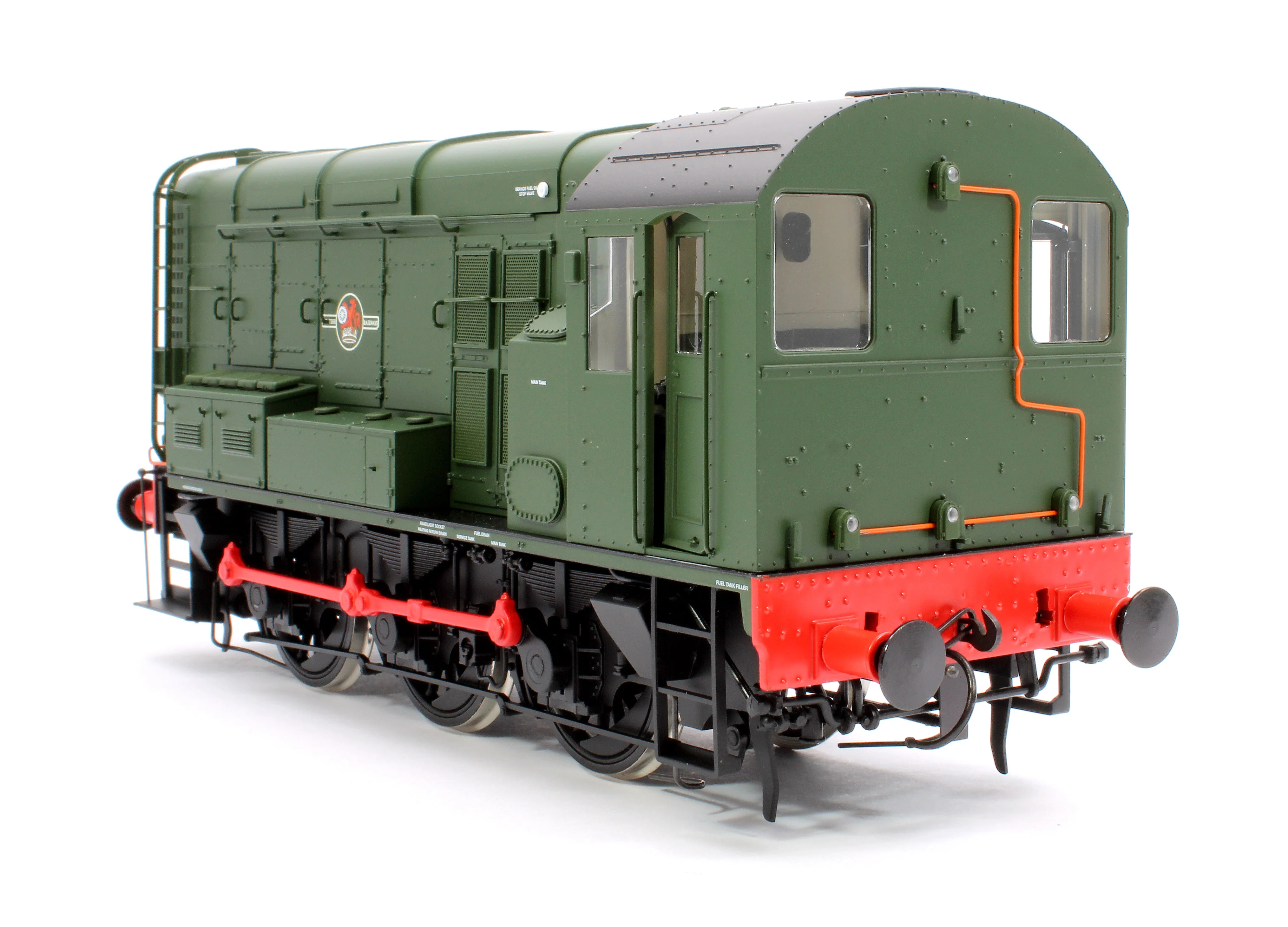 7D-008-018UD Class 08 BR Green Late Crest No Warning Panels Unnumbered Diesel Shunter Locomotive - DCC Fitted - Image 8