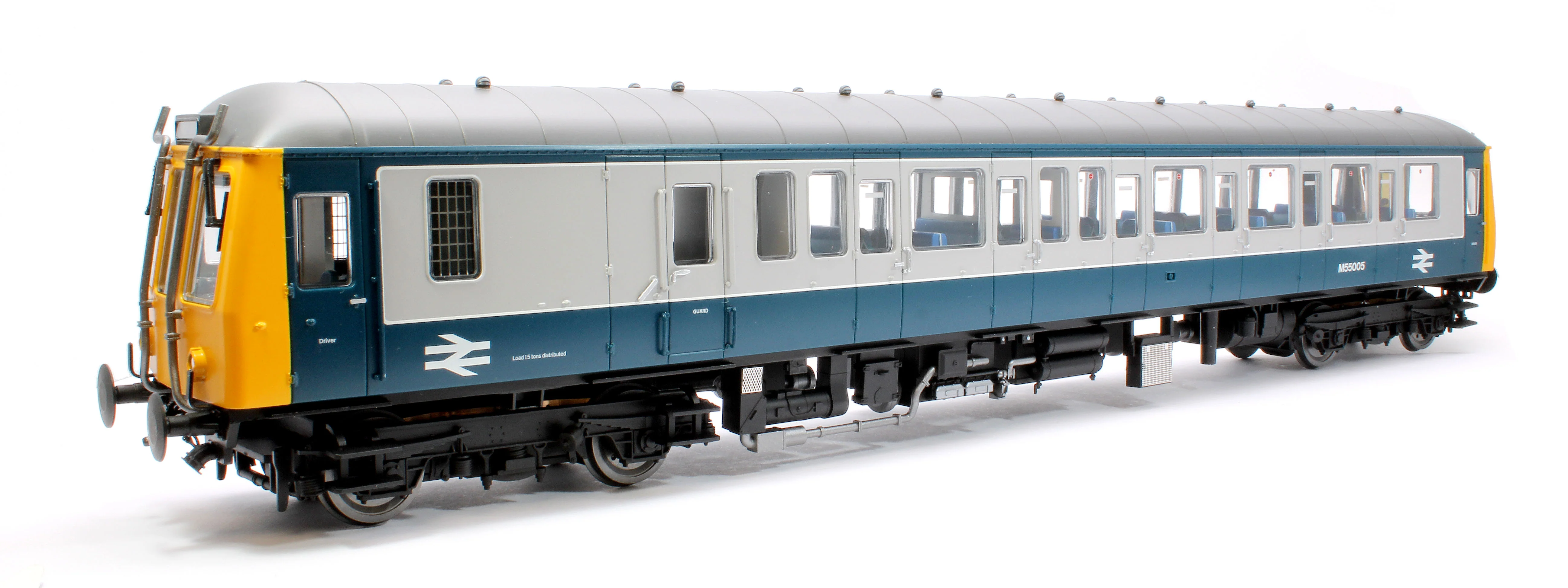 7D-015-008 Class 122 M55005 Blue/Grey Single Car DMU
