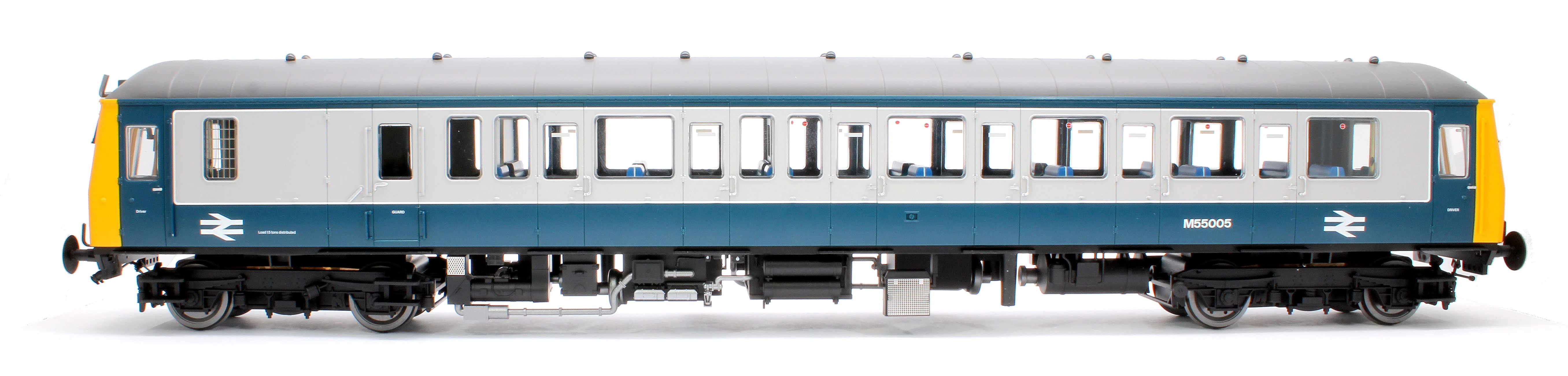 7D-015-008 Class 122 M55005 Blue/Grey Single Car DMU - Image 2