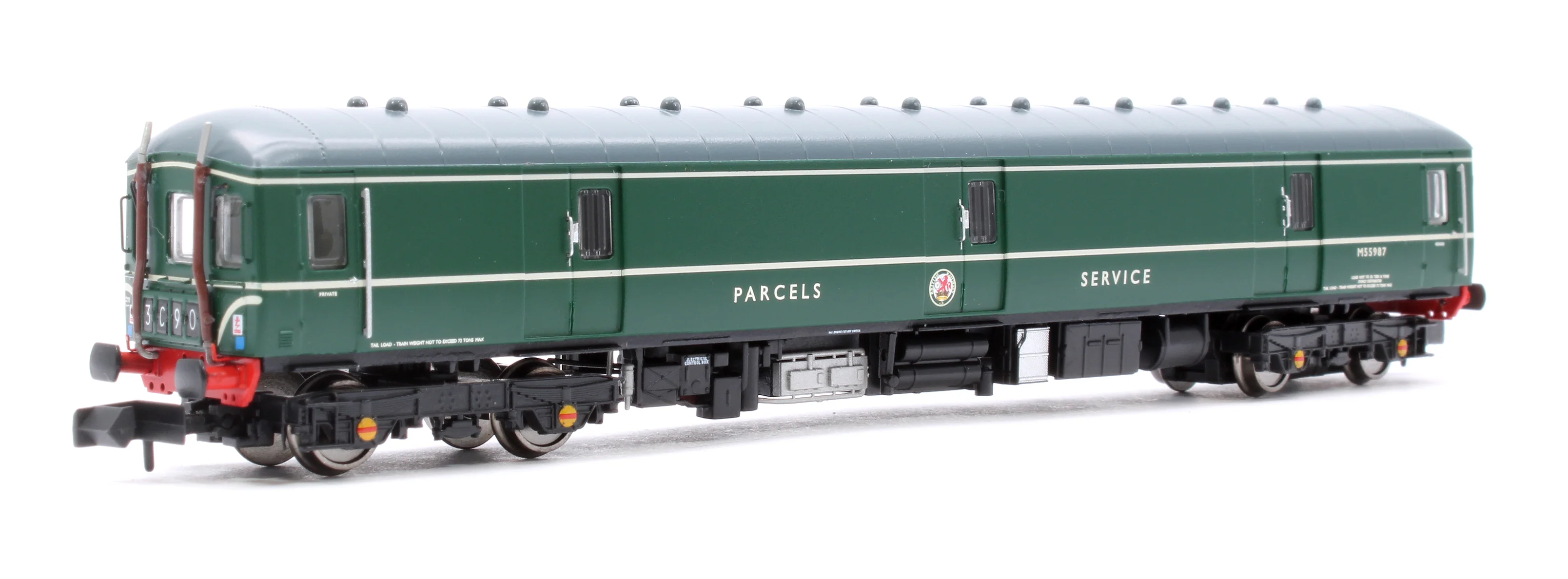 Class 128 M55987 BR Green with Speed Whiskers (No Yellow End) Diesel Locomotive - Image 3