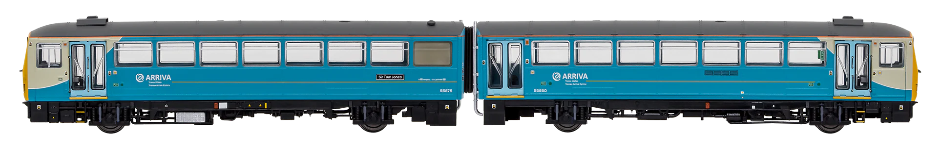 2D-143-005 Class 143 2 Car DMU 143609 Arriva Trains Wales Turquoise - Image 2