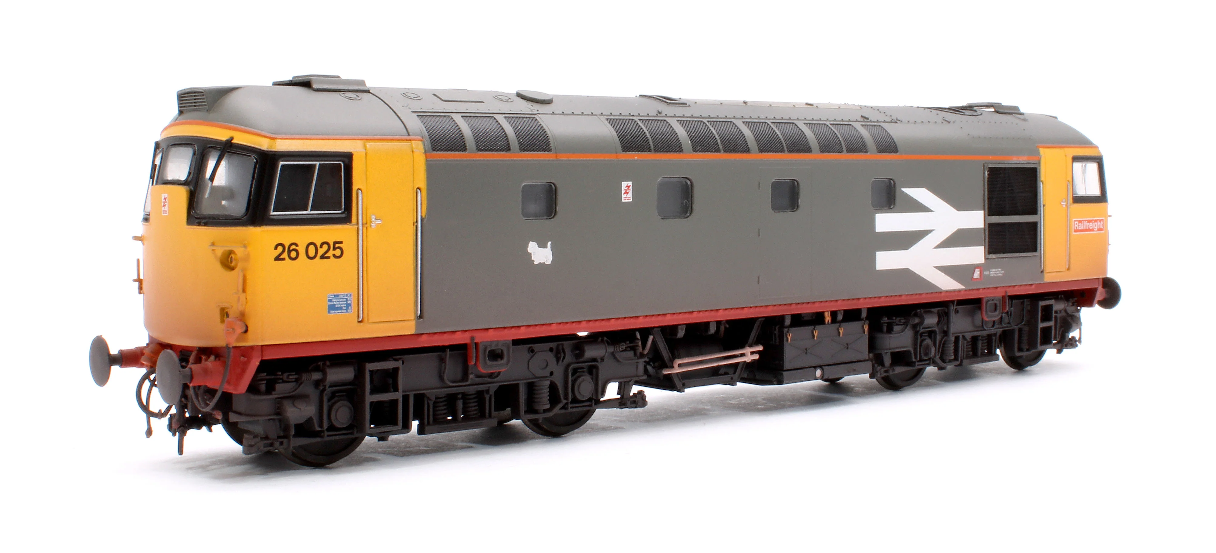 GM4240501 Class 26 Railfreight Red Stripe 26025 (tatty with Eastfield Terrier) Diesel Locomotive