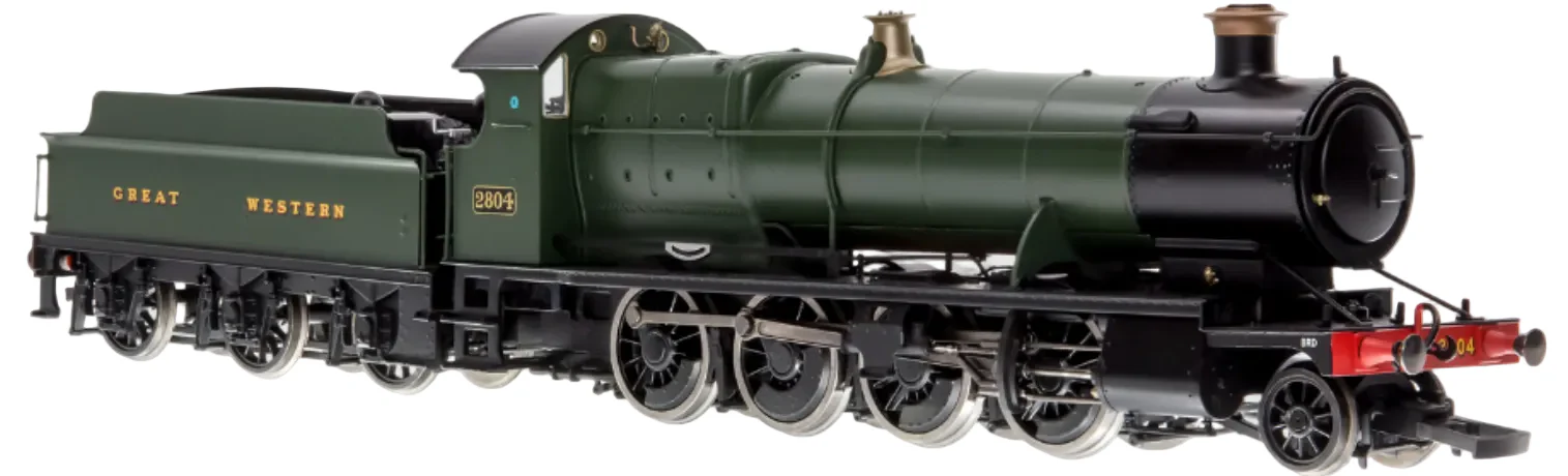 4S-009-002S Class 28xx / 2884 2804 Great Western Green 2-8-0 Steam Locomotive - DCC Sound