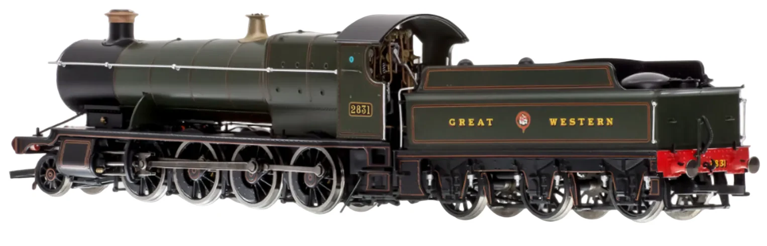 4S-009-001S Class 28xx / 2884 2831 Lined Great Western Green 2-8-0 Steam Locomotive - Sound Fitted - Image 2
