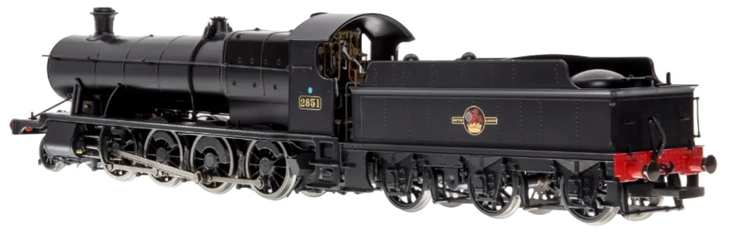 4S-009-007 Class 28xx / 2884 2851 BR Late Crest Black 2-8-0 Steam Locomotive - Image 2