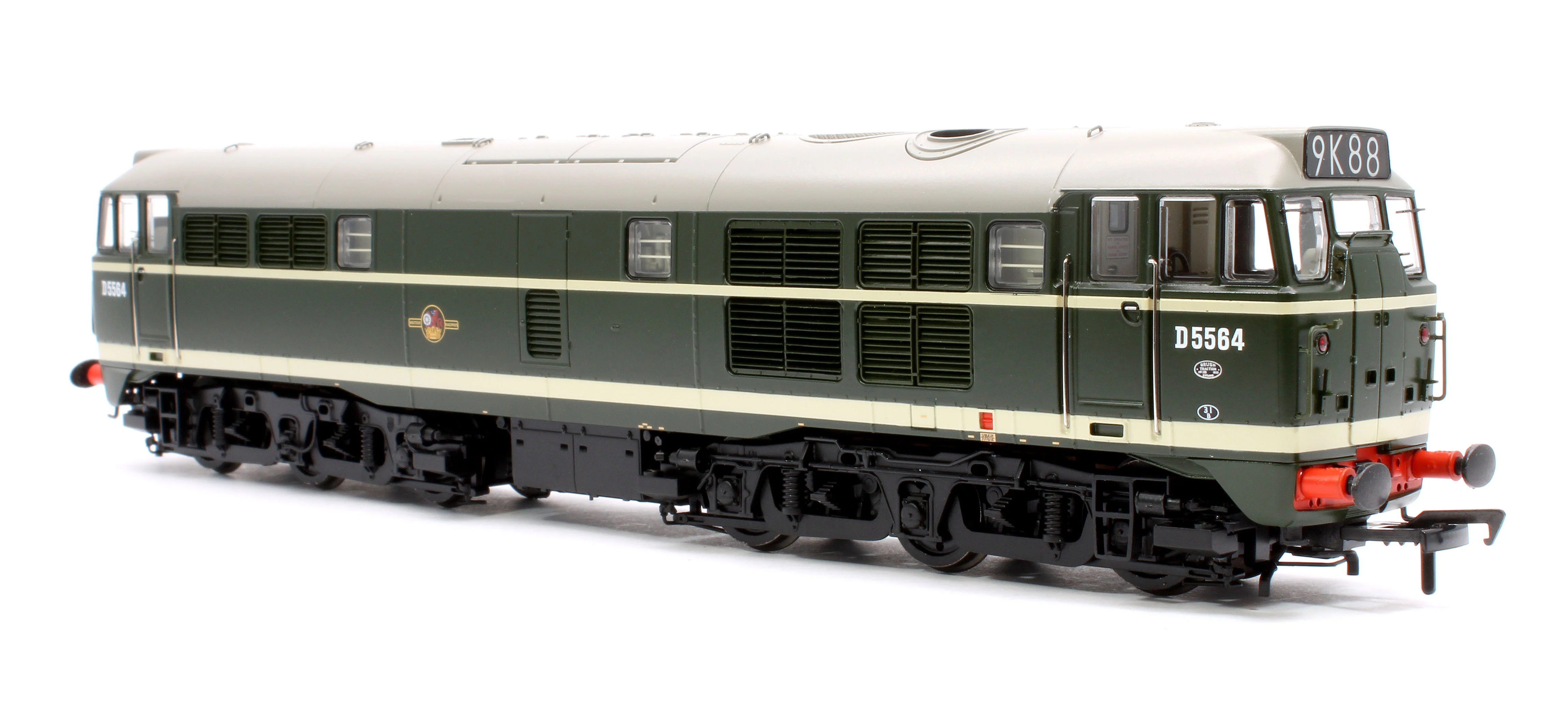 35-801SF Class 30 D5564 BR Green (Late Crest) Diesel Locomotive - DCC Sound - Image 4