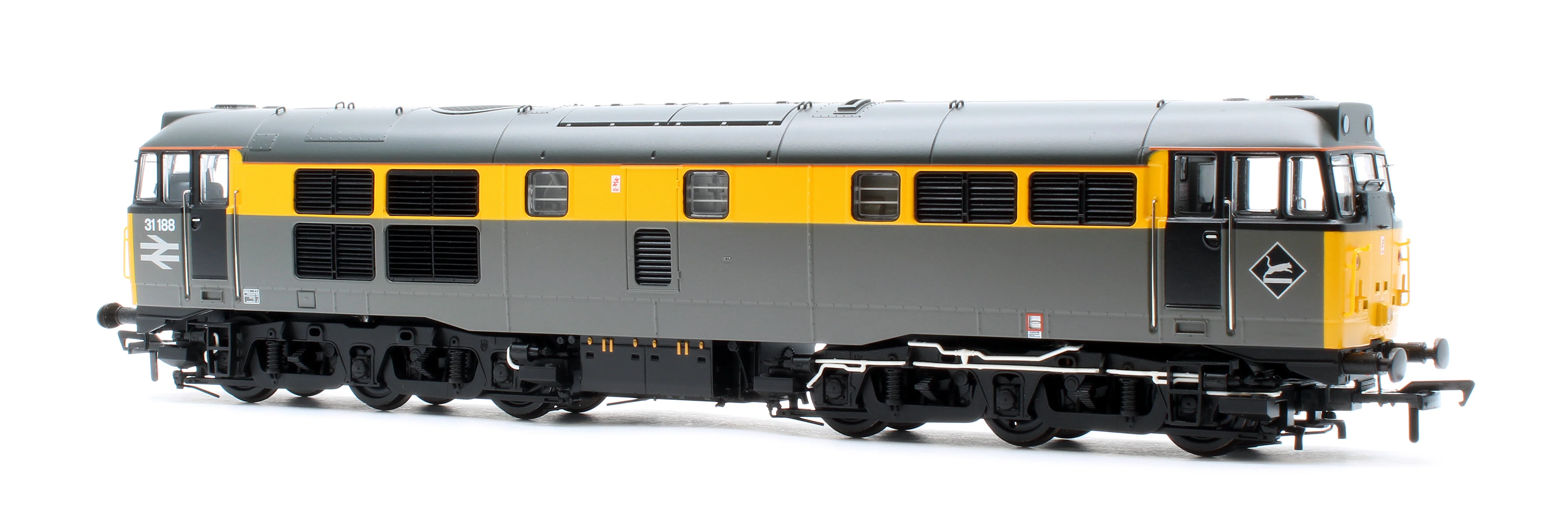 35-822SFX Class 31/1 Refurbished 31188 BR Engineers Grey & Yellow Diesel Locomotive - DCC Sound Deluxe - Image 4