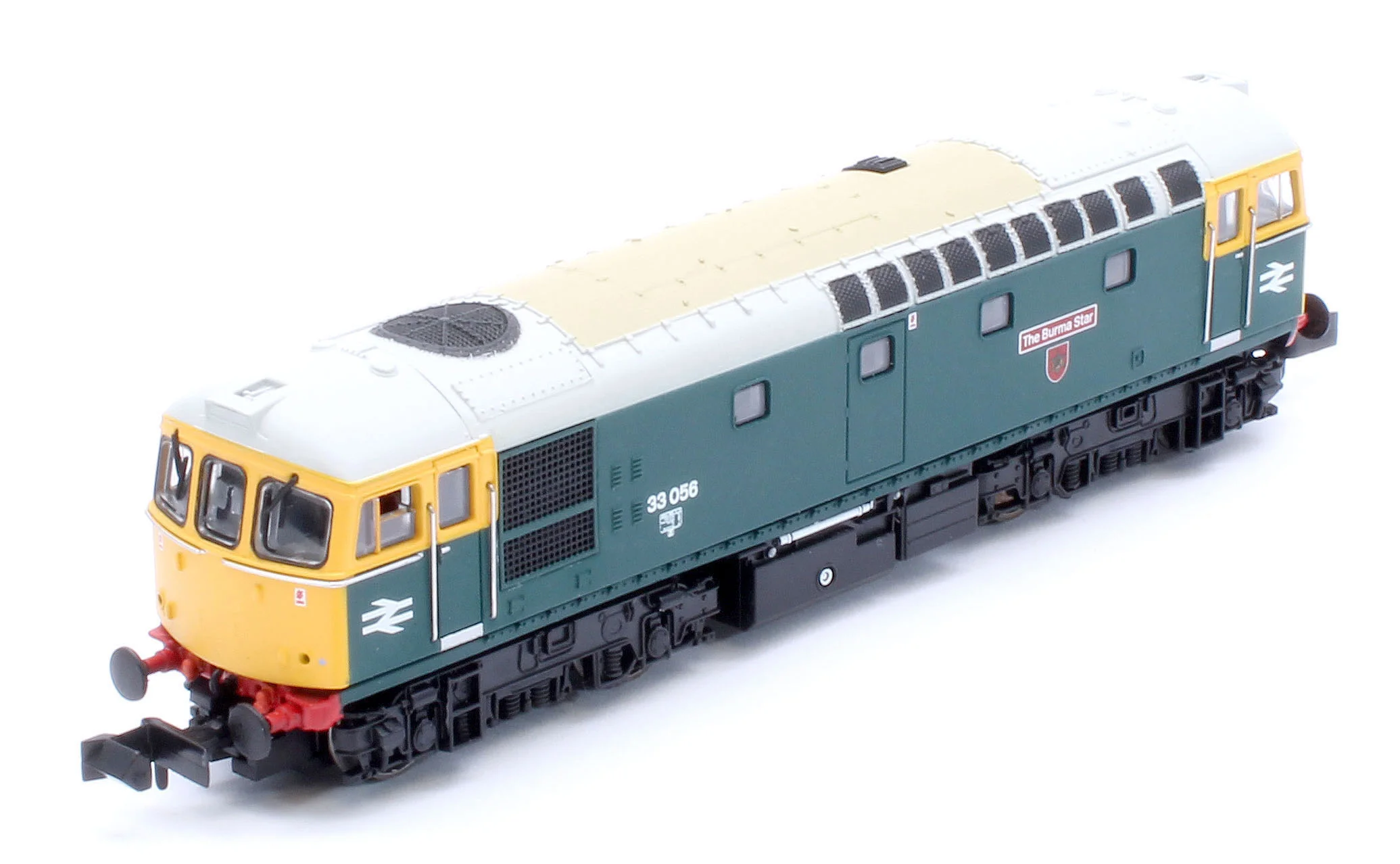 2D-001-011 Class 33/0 33056 BR Blue Full Yellow Ends The Burma Star Diesel Locomotive - Image 10