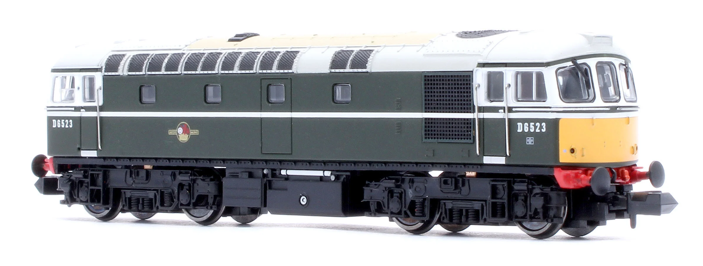 2D-001-010 Class 33/0 D6523 BR Green Small Yellow Panels Diesel Locomotive - Image 5