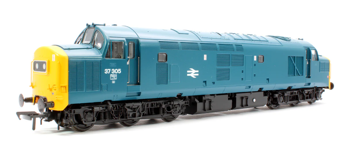 35-303 Class 37/0 Centre Headcode 37305 BR Blue Diesel Locomotive - Image 3