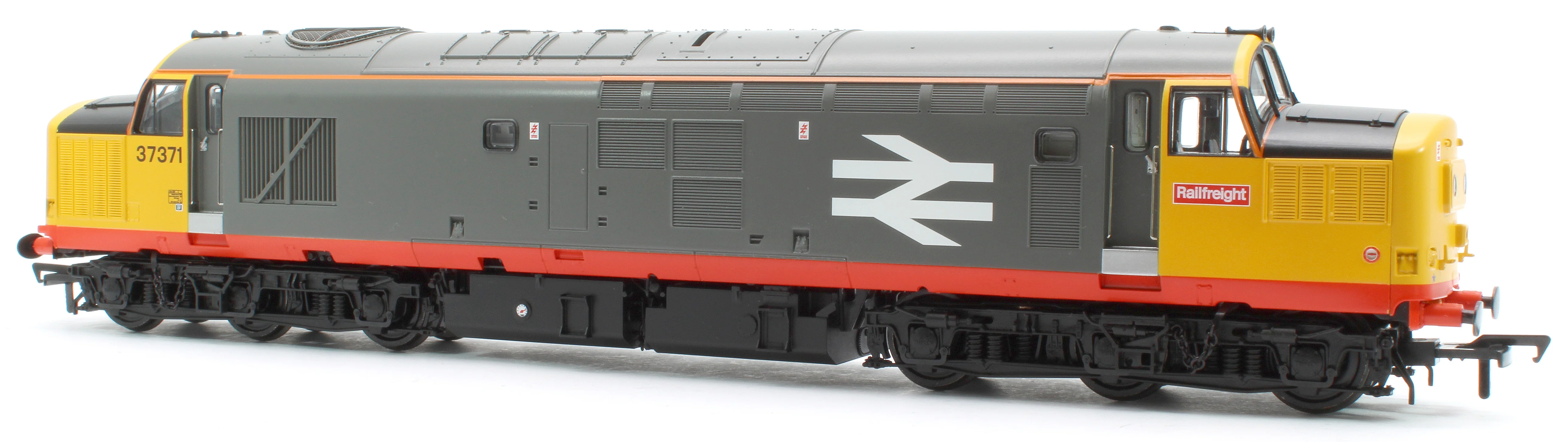 35-305SF Class 37/0 Centre Headcode 37371 BR Railfeight (Red Stripe) Diesel Locomotive - DCC Sound - Image 4