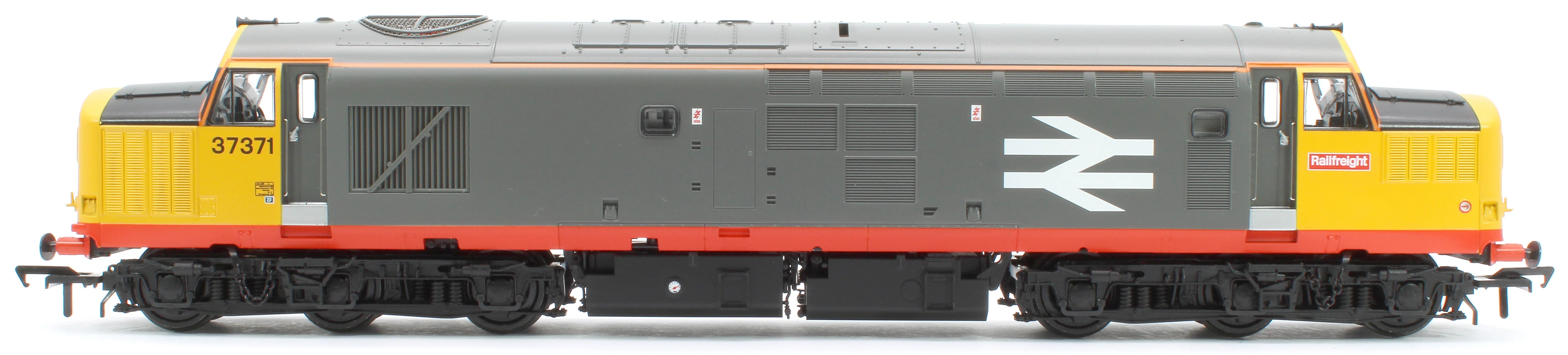 35-305SF Class 37/0 Centre Headcode 37371 BR Railfeight (Red Stripe) Diesel Locomotive - DCC Sound - Image 5