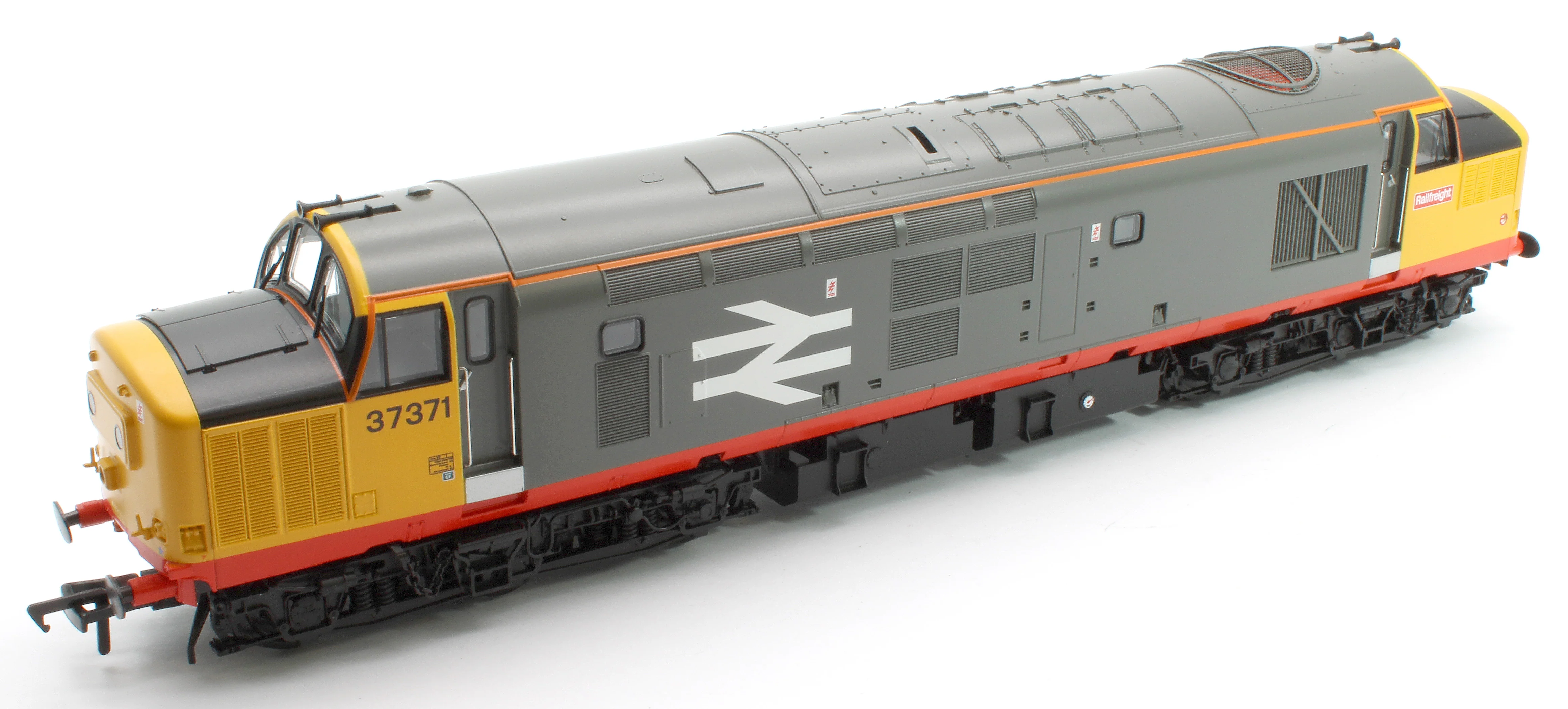 35-305SF Class 37/0 Centre Headcode 37371 BR Railfeight (Red Stripe) Diesel Locomotive - DCC Sound - Image 8
