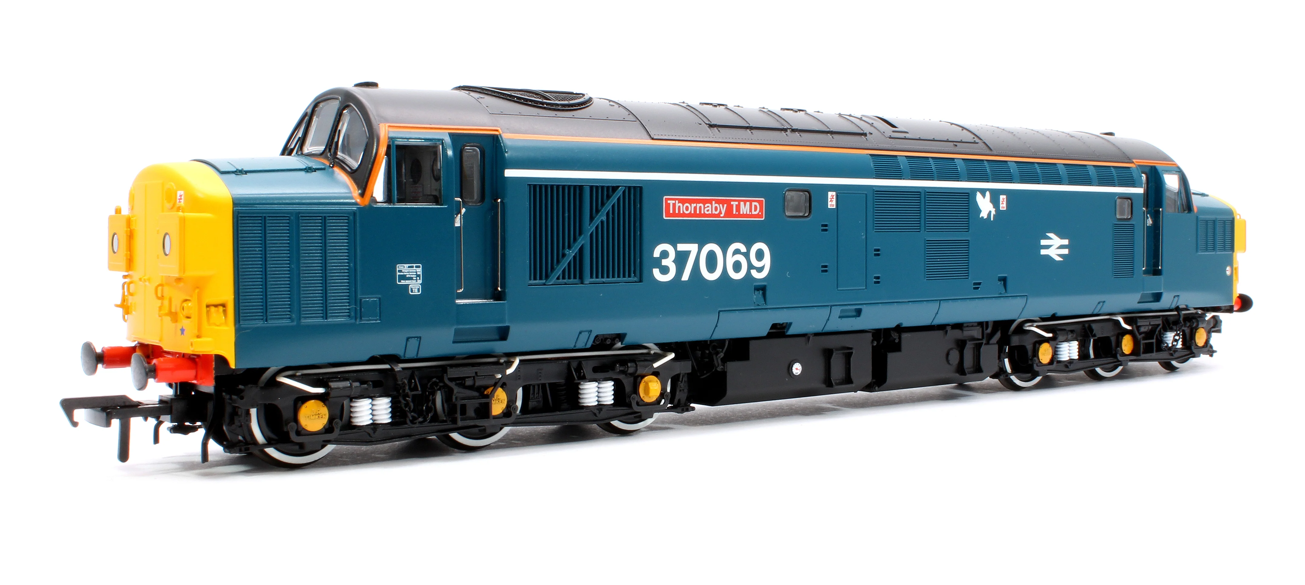 35-312 Class 37/0 Split Headcode 37069 'Thornaby TMD' BR Blue (White Stripe) Diesel Locomotive