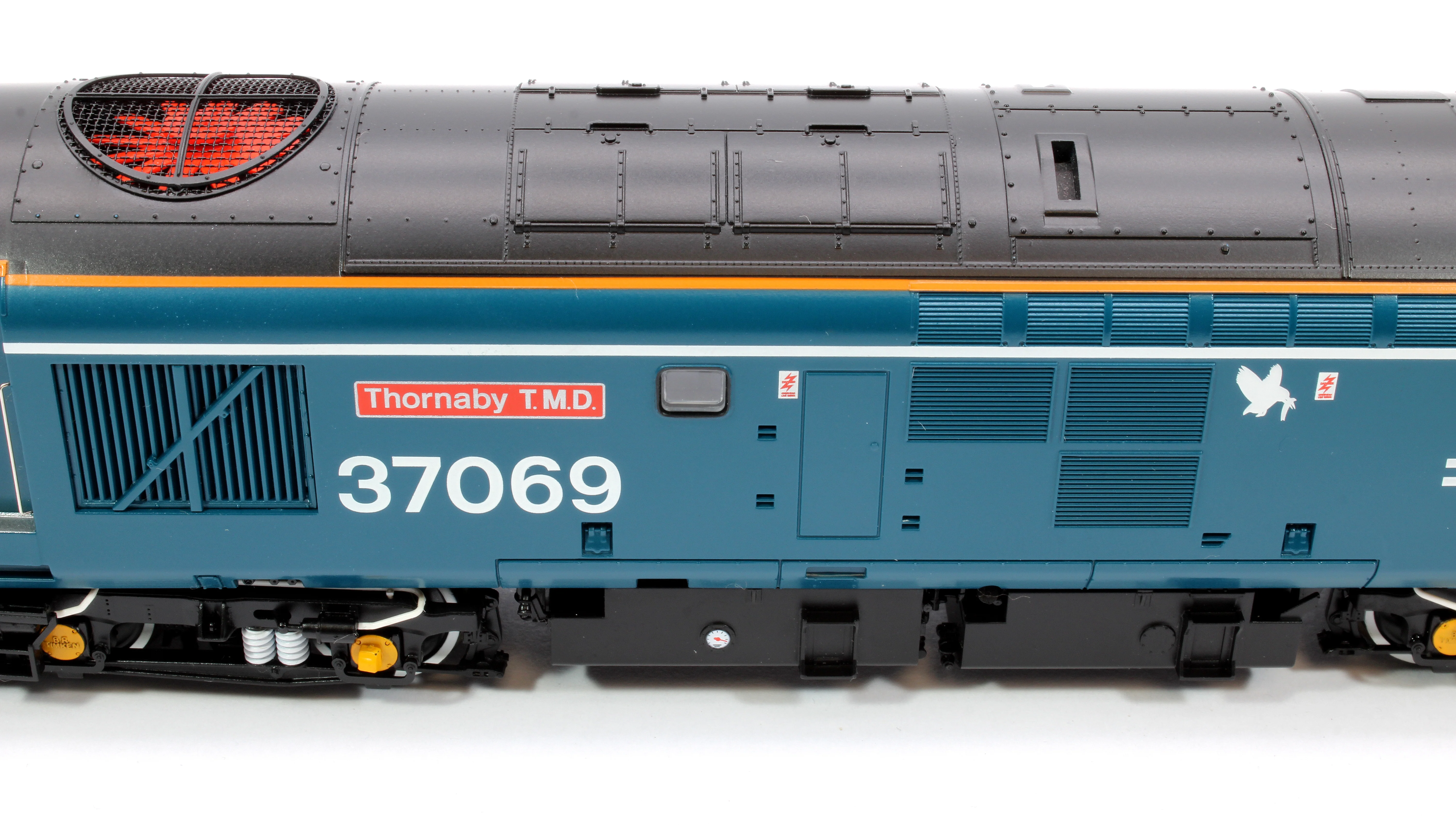 35-312 Class 37/0 Split Headcode 37069 'Thornaby TMD' BR Blue (White Stripe) Diesel Locomotive - Image 10