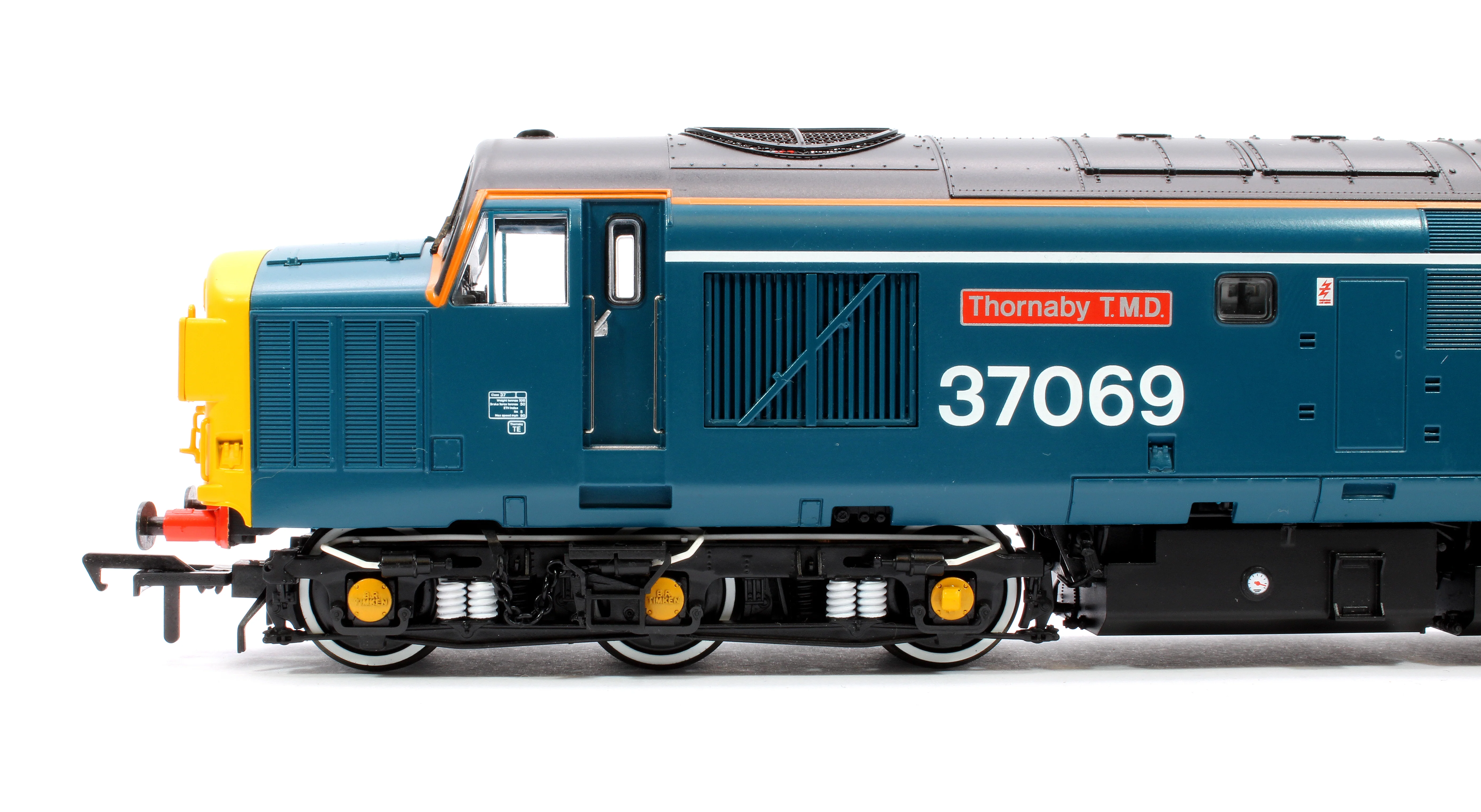 35-312 Class 37/0 Split Headcode 37069 'Thornaby TMD' BR Blue (White Stripe) Diesel Locomotive - Image 6