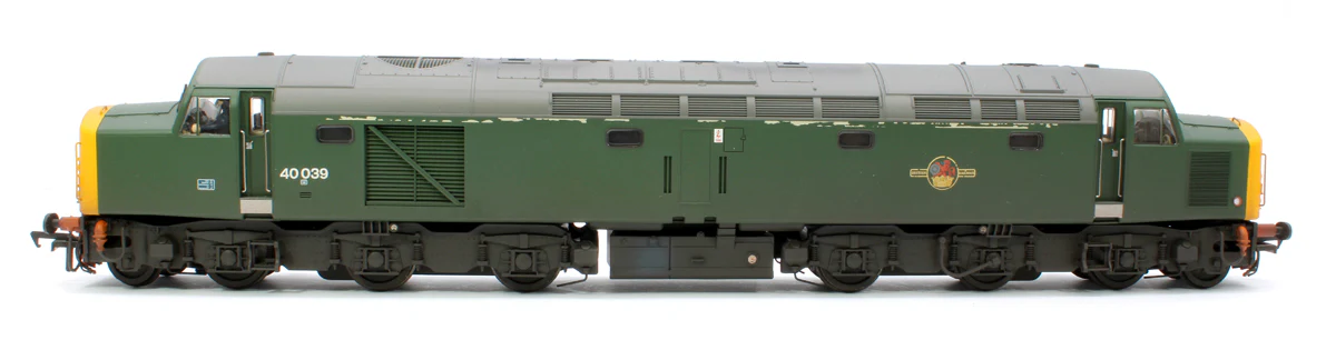 Class 40 Disc Headcode 40039 BR Green (Full Yellow Ends) Diesel Locomotive - Weathered - Image 5
