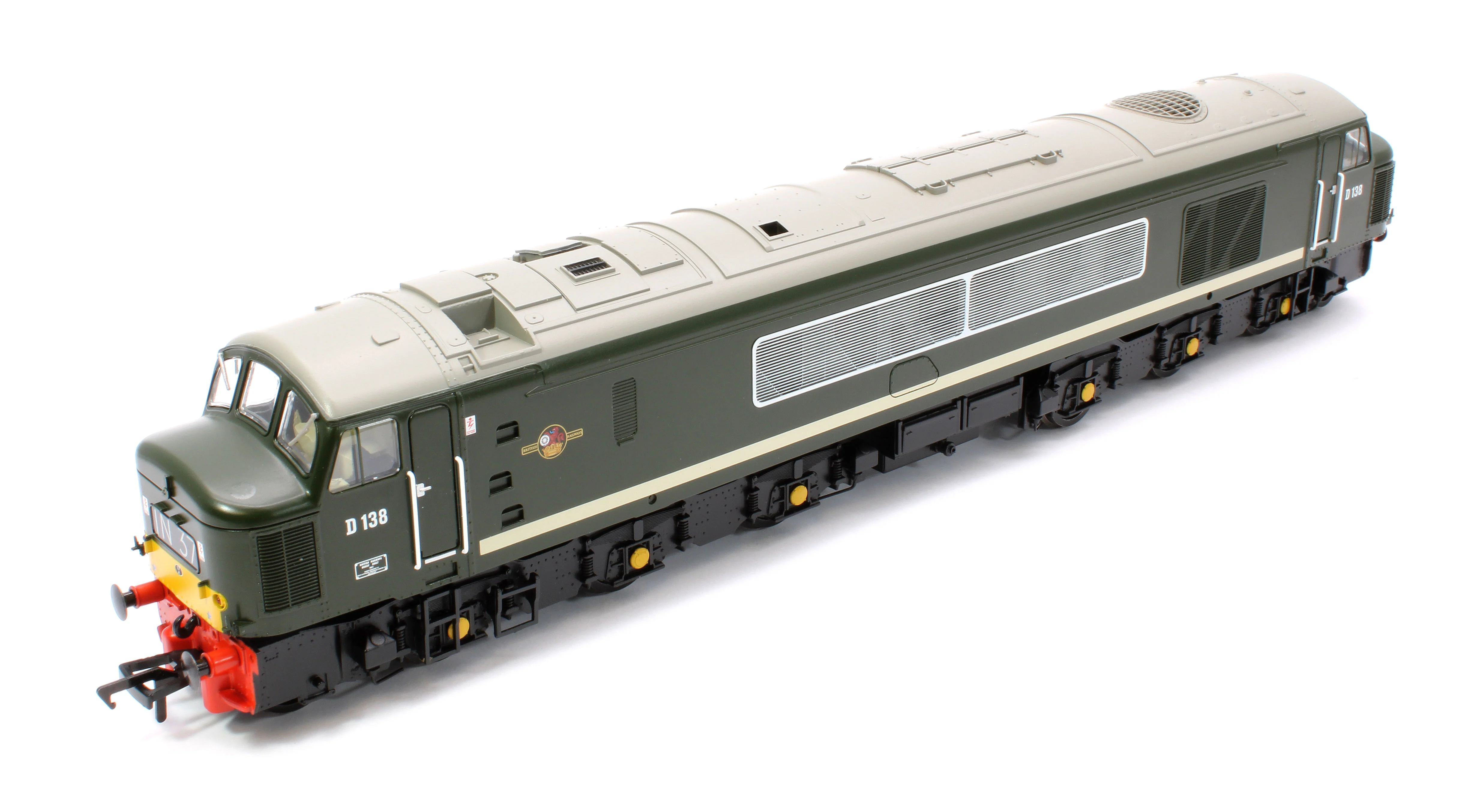 32-702A Class 46 Centre Headcode D138 BR Green (Small Yellow Panels) Diesel Locomotive - Image 10