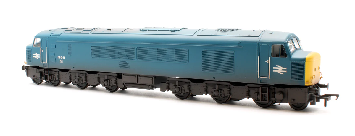 32-704 Class 46 Sealed Beam Headlights 46045 BR Blue Weathered Diesel Locomotive - Image 2