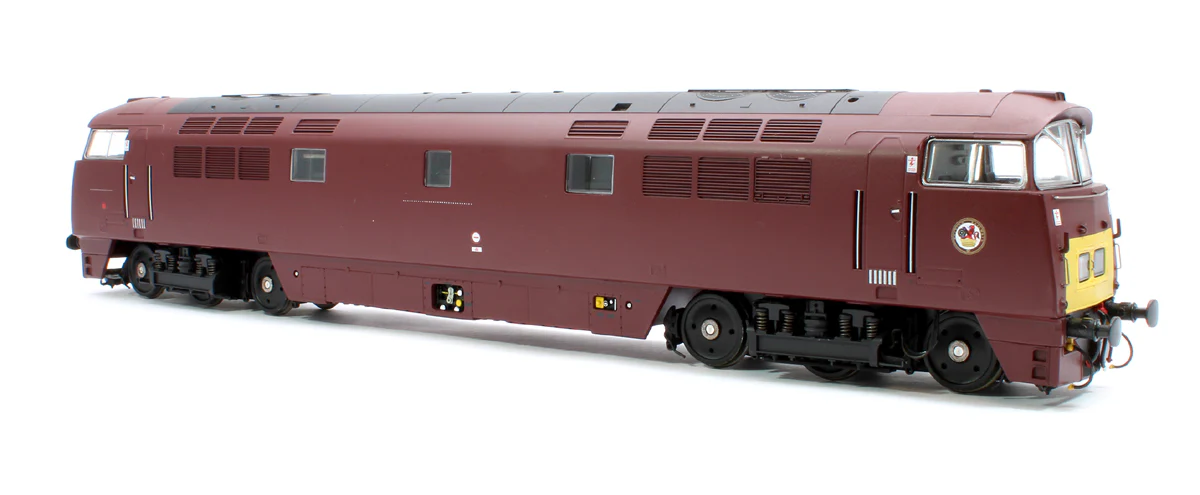 4D-003-021 Class 52 Western Invader BR Maroon Small Yellow Panels D1009 Diesel Locomotive - Image 4