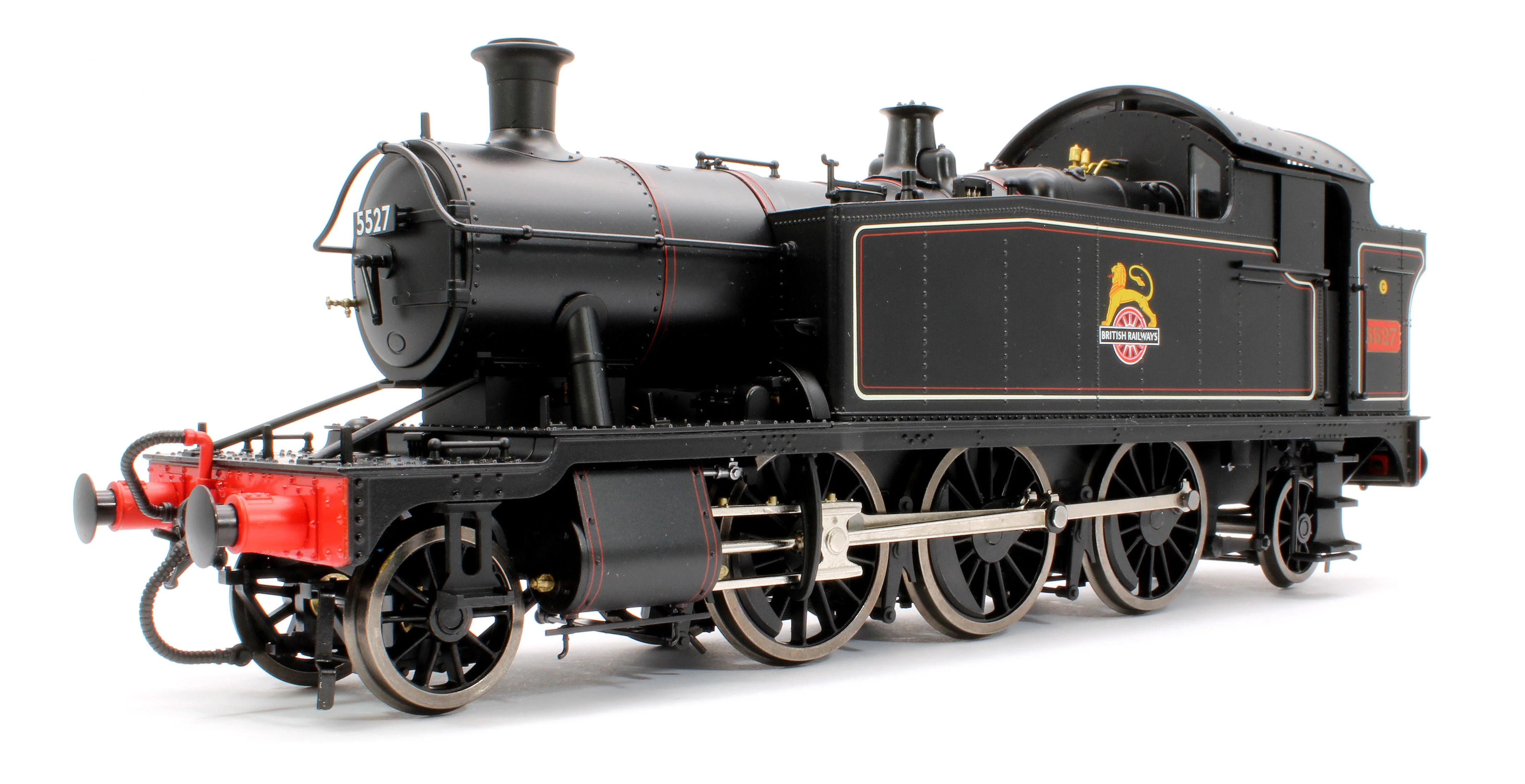 LHT-S-5506 Class 55xx 2-6-2 BR Early Crest BR Lined Black 5527 Steam Locomotive