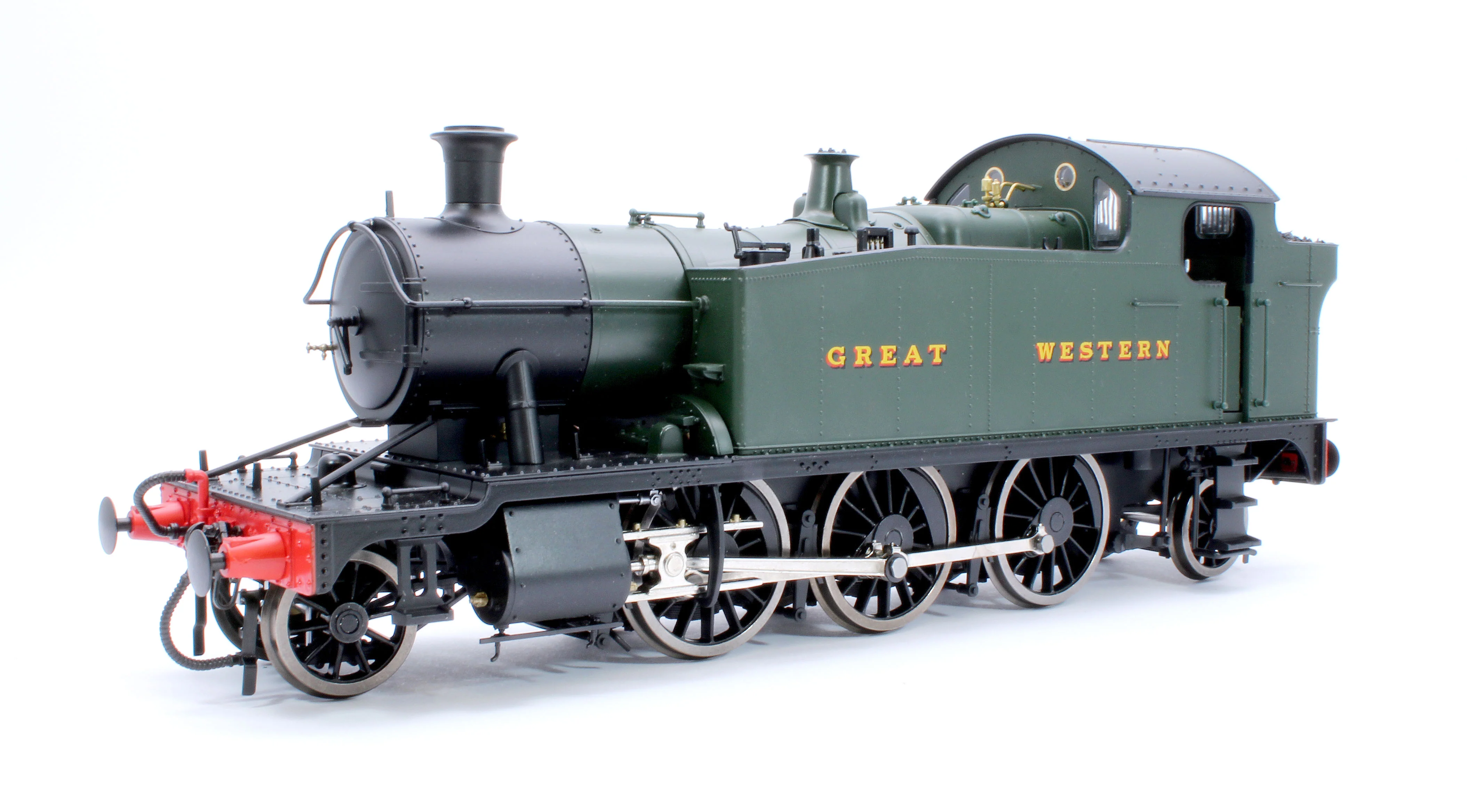 LHT-S-5501US Class 55xx 2-6-2 Great Western Green Unnumbered Steam Locomotive - DCC Sound Fitted