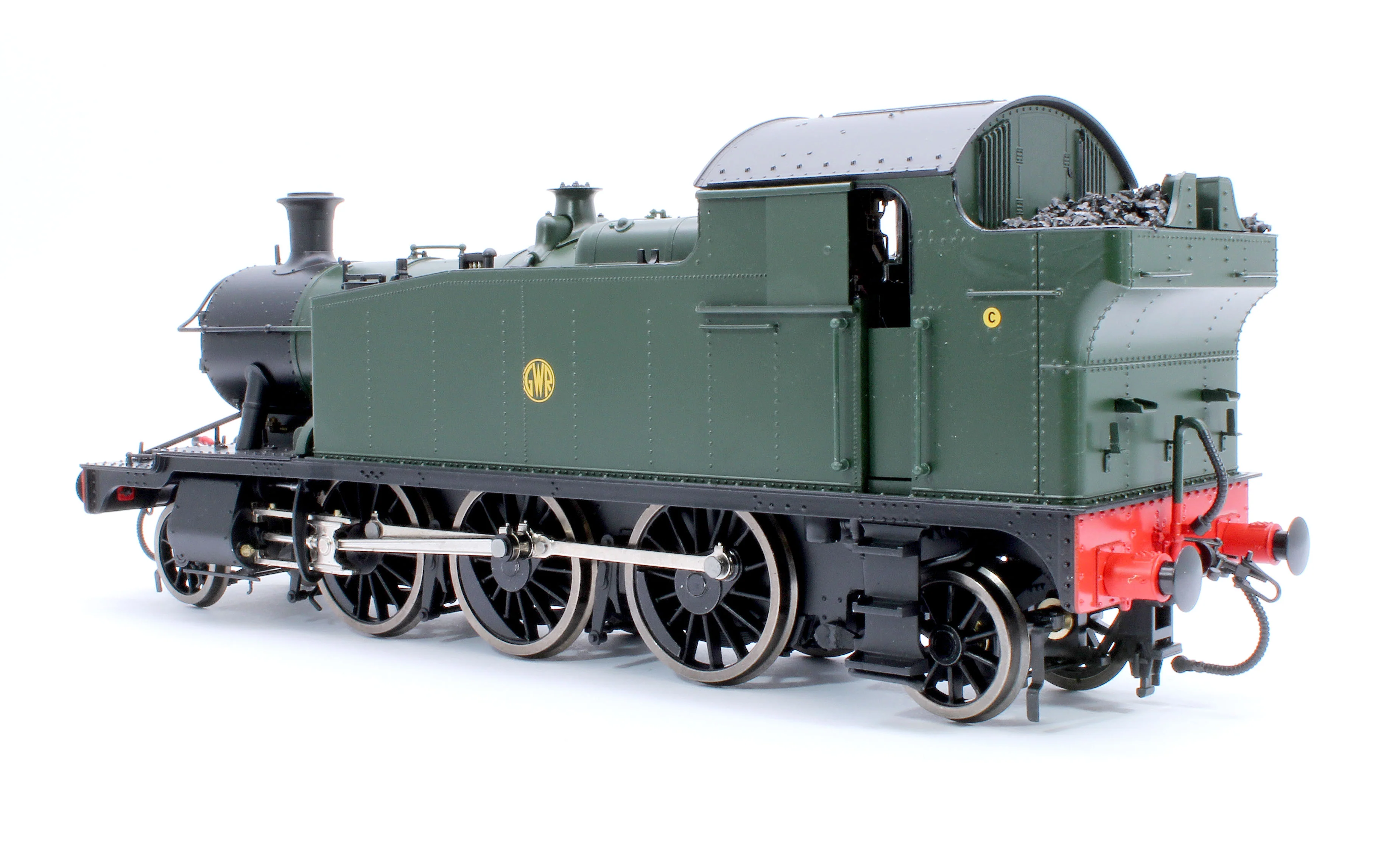 LHT-S-5503U Class 55xx 2-6-2 Shirtbutton GWR Green Unnumbered Steam Locomotive - Image 2