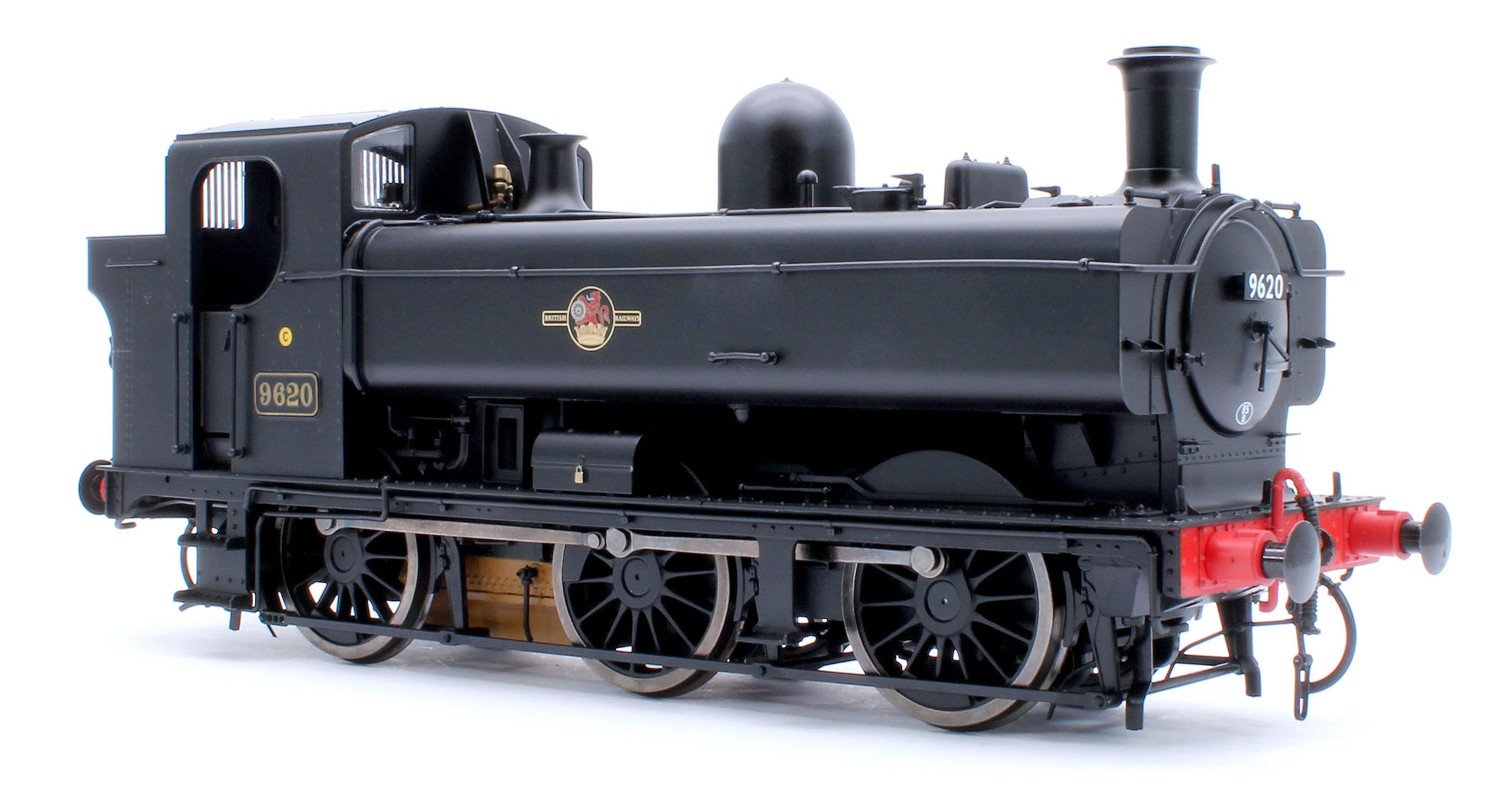 7S-007-021D Class 57xx Pannier BR Black Late Crest 9620 - Steam Tank Locomotive - DCC Fitted - Image 6