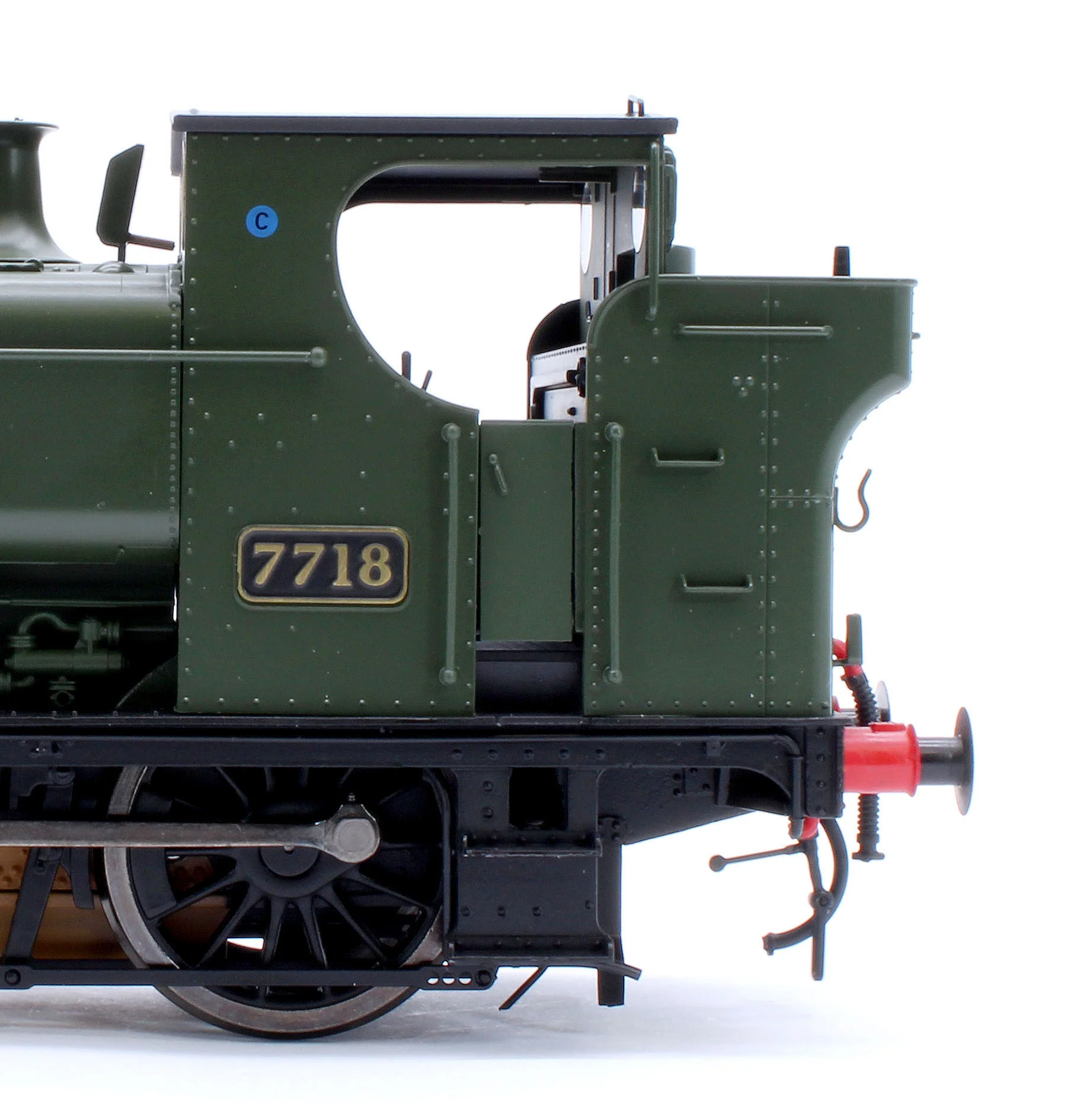 7S-007-013 Class 57xx Pannier 'Great Western' Green 7718 - Steam Tank Locomotive - Image 8