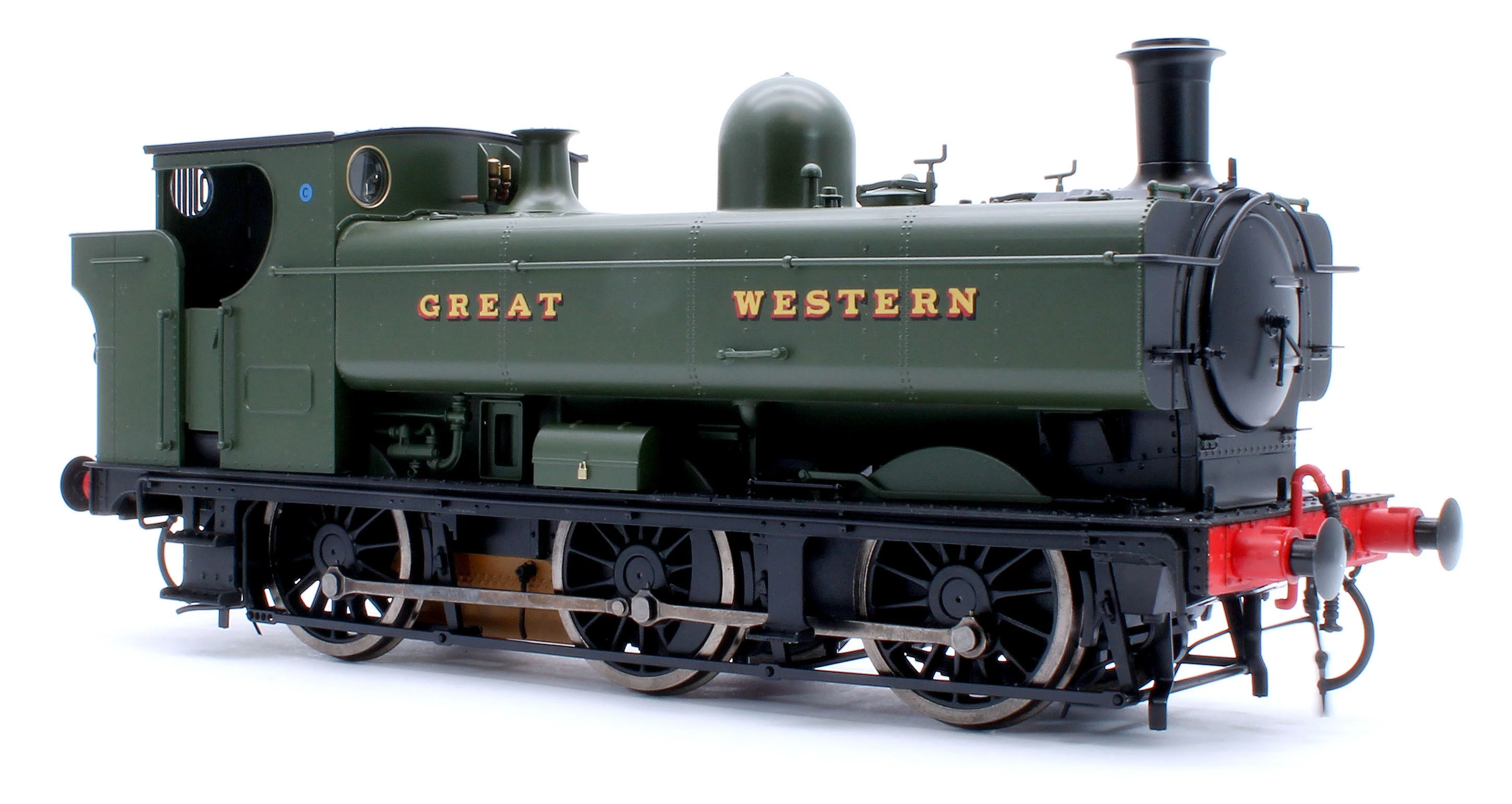 7S-007-013UD Class 57xx Pannier 'Great Western' Green Unnumbered - Steam Tank Locomotive - DCC Fitted - Image 6