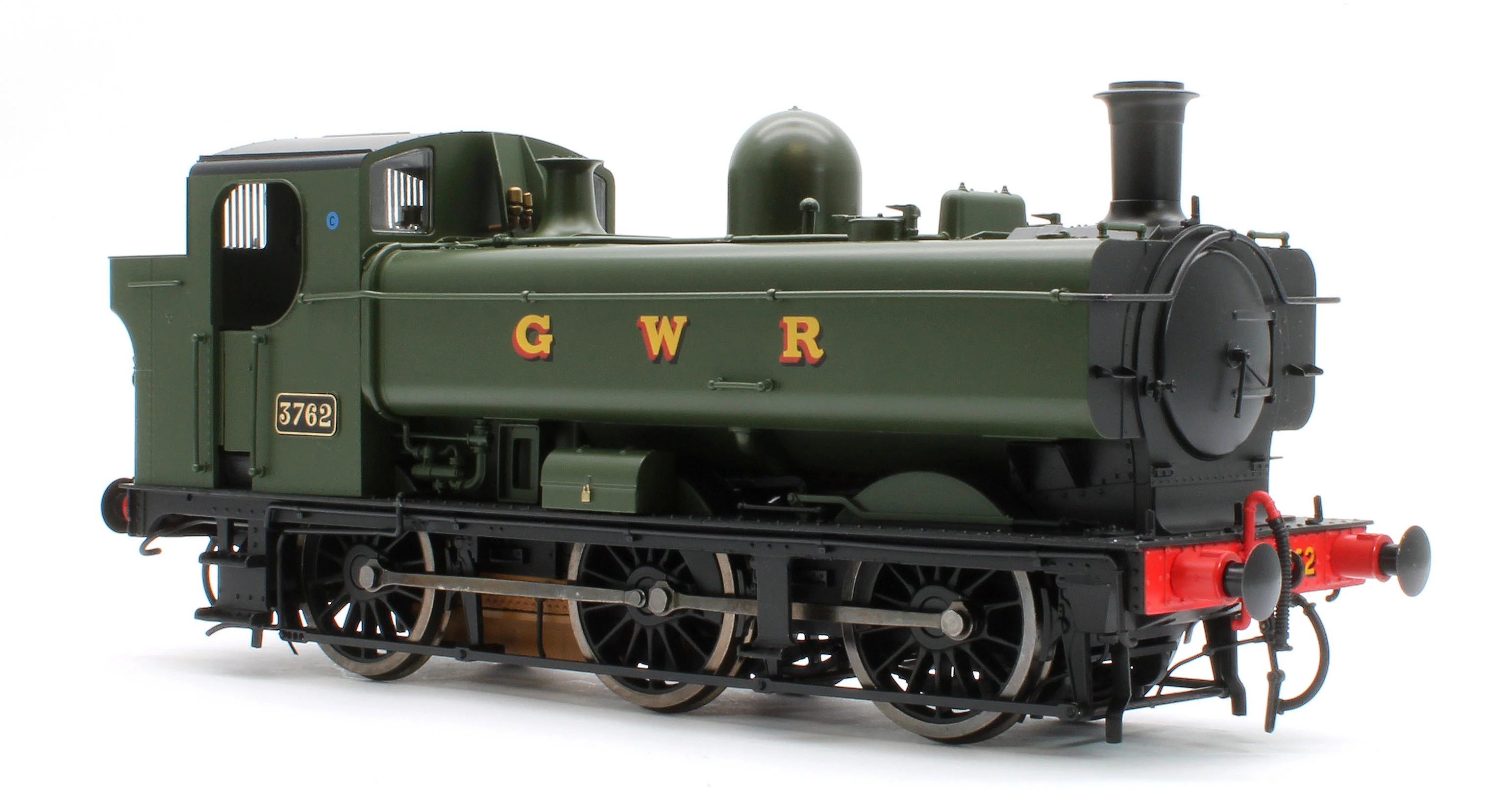 7S-007-015 Class 57xx Pannier 'GWR' Green 3762 - Steam Tank Locomotive - Image 6