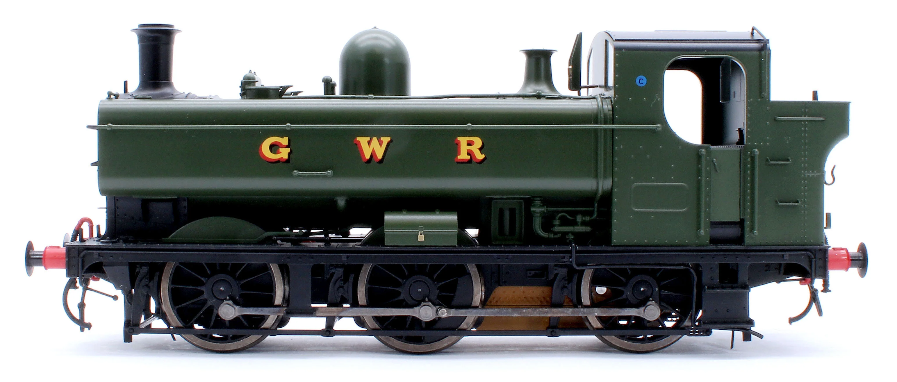 7S-007-015U Class 57xx Pannier 'GWR' Green Unnumbered - Steam Tank Locomotive - Image 2