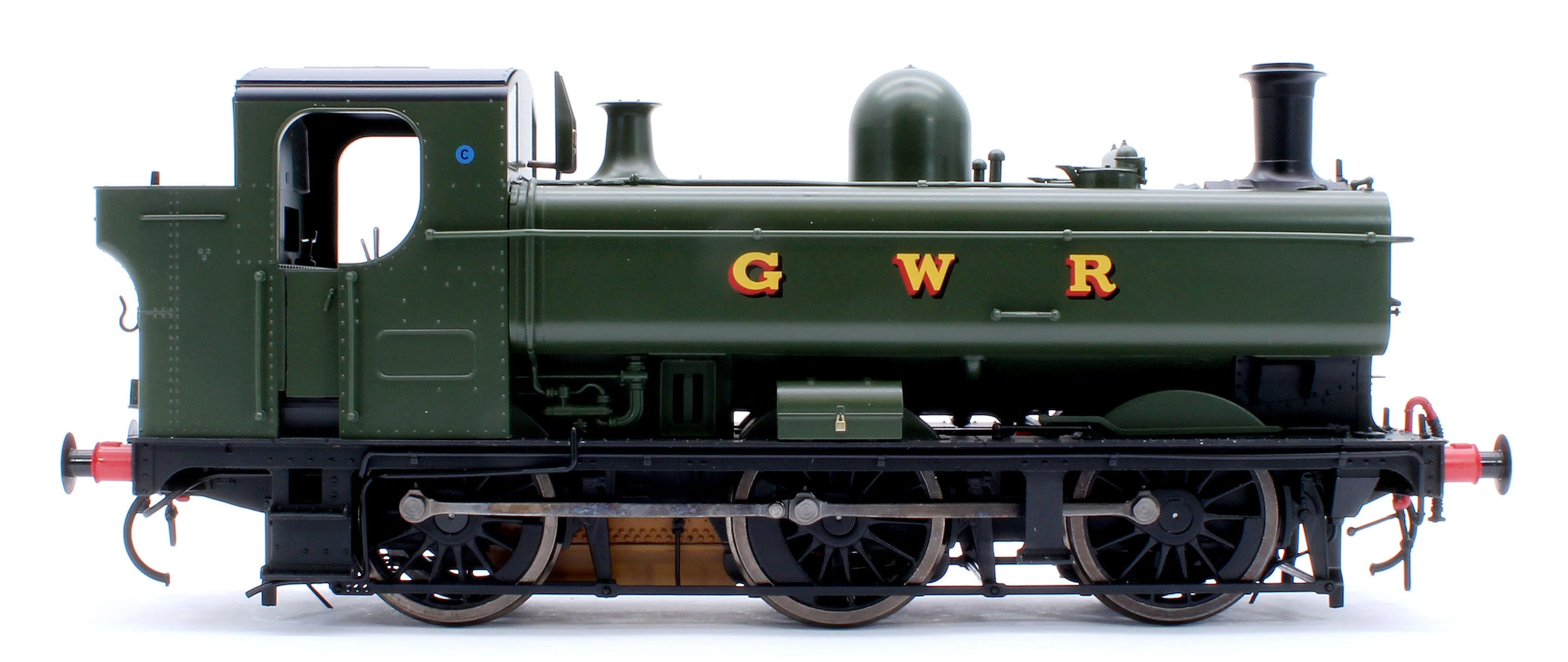 7S-007-015U Class 57xx Pannier 'GWR' Green Unnumbered - Steam Tank Locomotive - Image 5