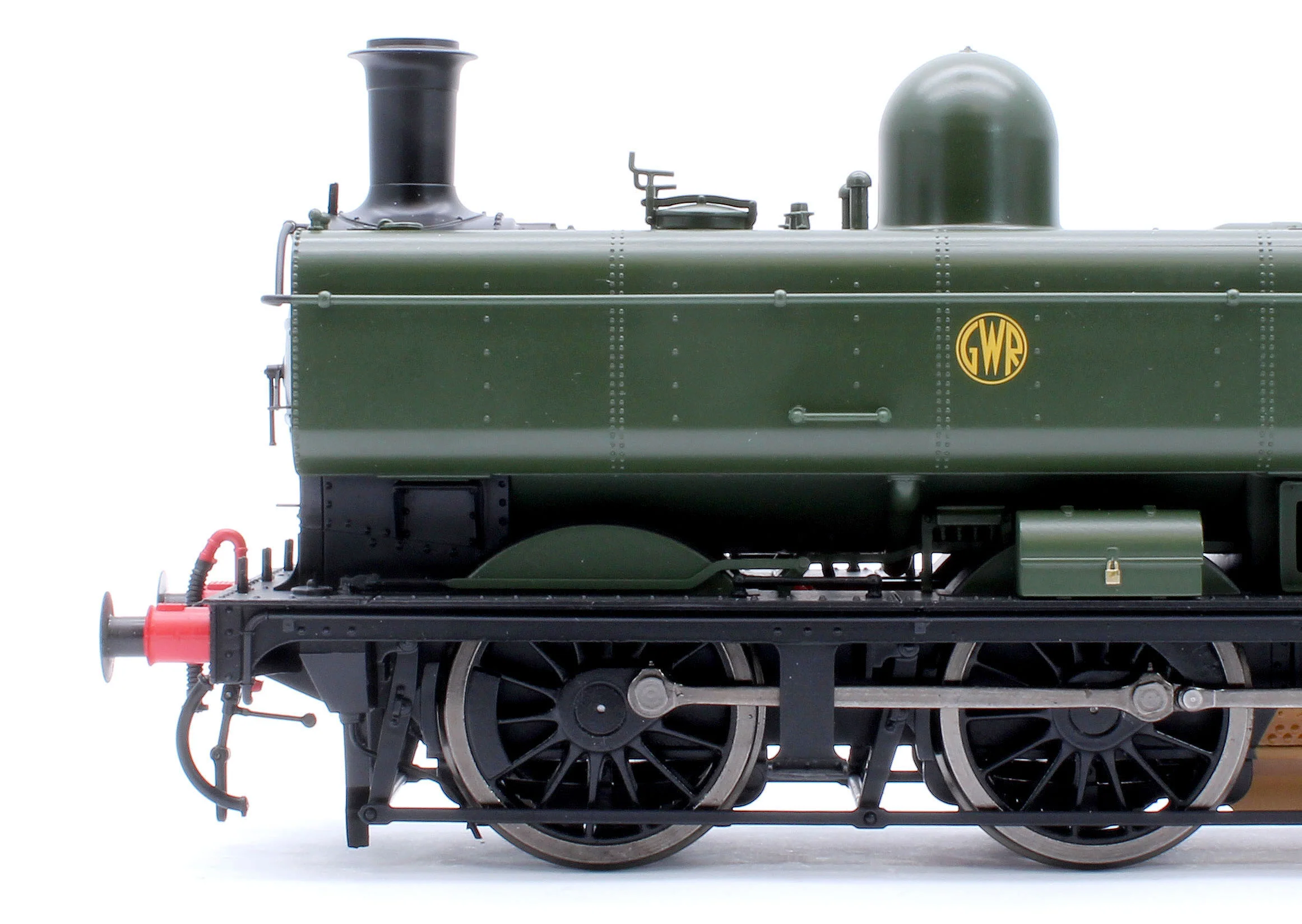 7S-007-014U Class 57xx Pannier GWR Shirtbutton Green Unnumbered - Steam Tank Locomotive - Image 7