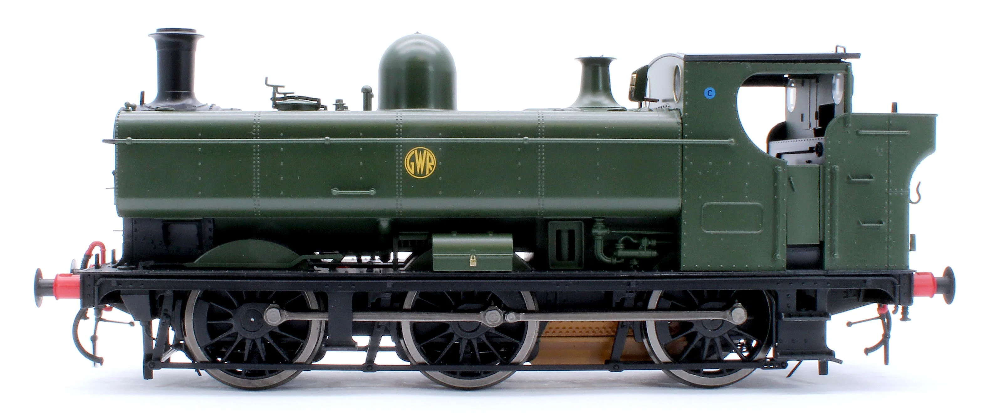 7S-007-014US Class 57xx Pannier GWR Shirtbutton Green Unnumbered - Steam Tank Locomotive - Sound Fitted - Image 2