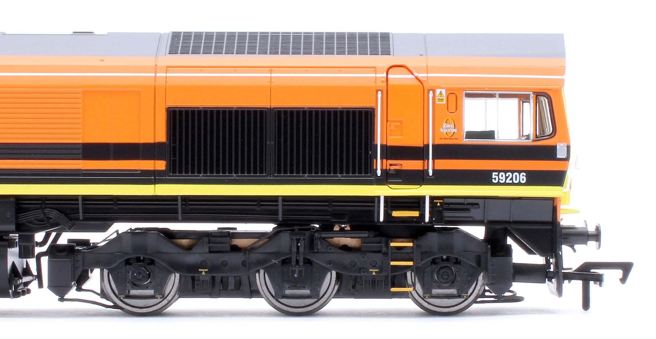 4D-005-008D Class 59 59206 Freightliner Orange John F Yeoman Diesel Locomotive - DCC Fitted - Image 8