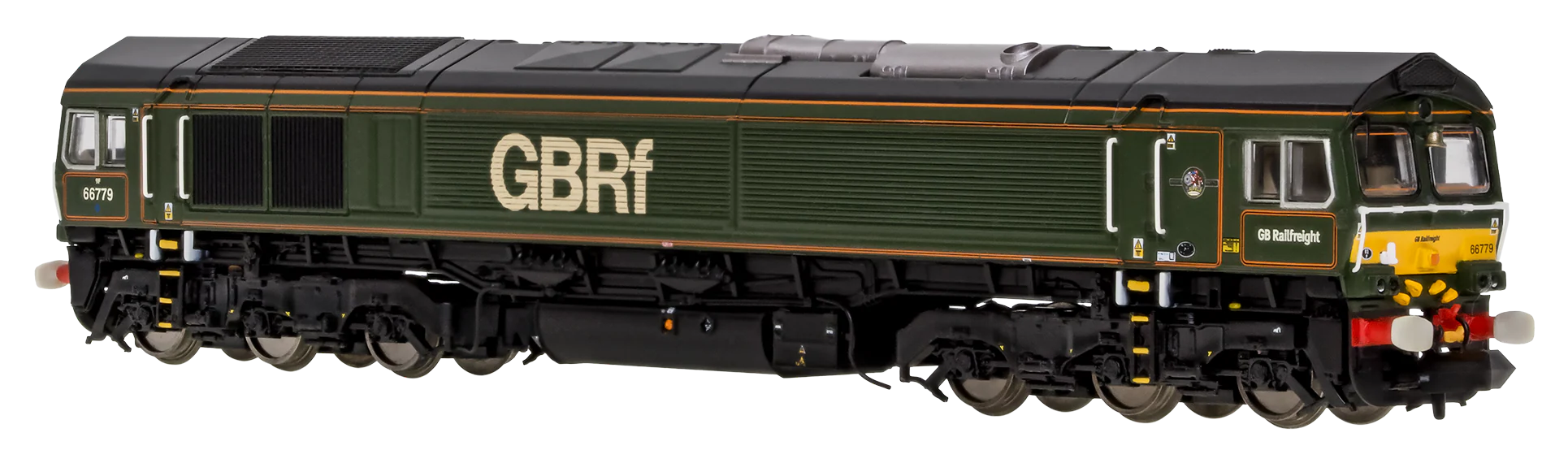 2D-066-007S Class 66 66779 "Evening Star" BR Lined Green Diesel Locomotive - DCC Sound