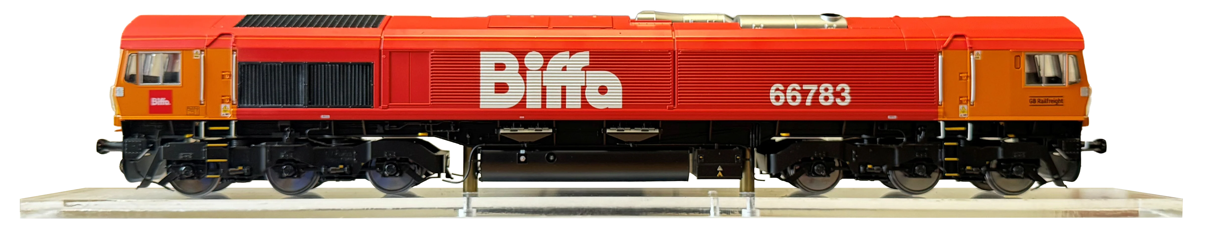 7D-066-006DS Class 66 783 GBRF Biffa 'The Flying Dustman' Diesel Locomotive - DCC Deluxe Sound Fitted