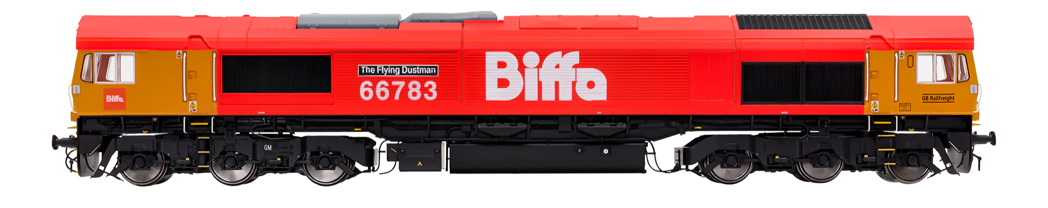 7D-066-006DS Class 66 783 GBRF Biffa 'The Flying Dustman' Diesel Locomotive - DCC Deluxe Sound Fitted - Image 5
