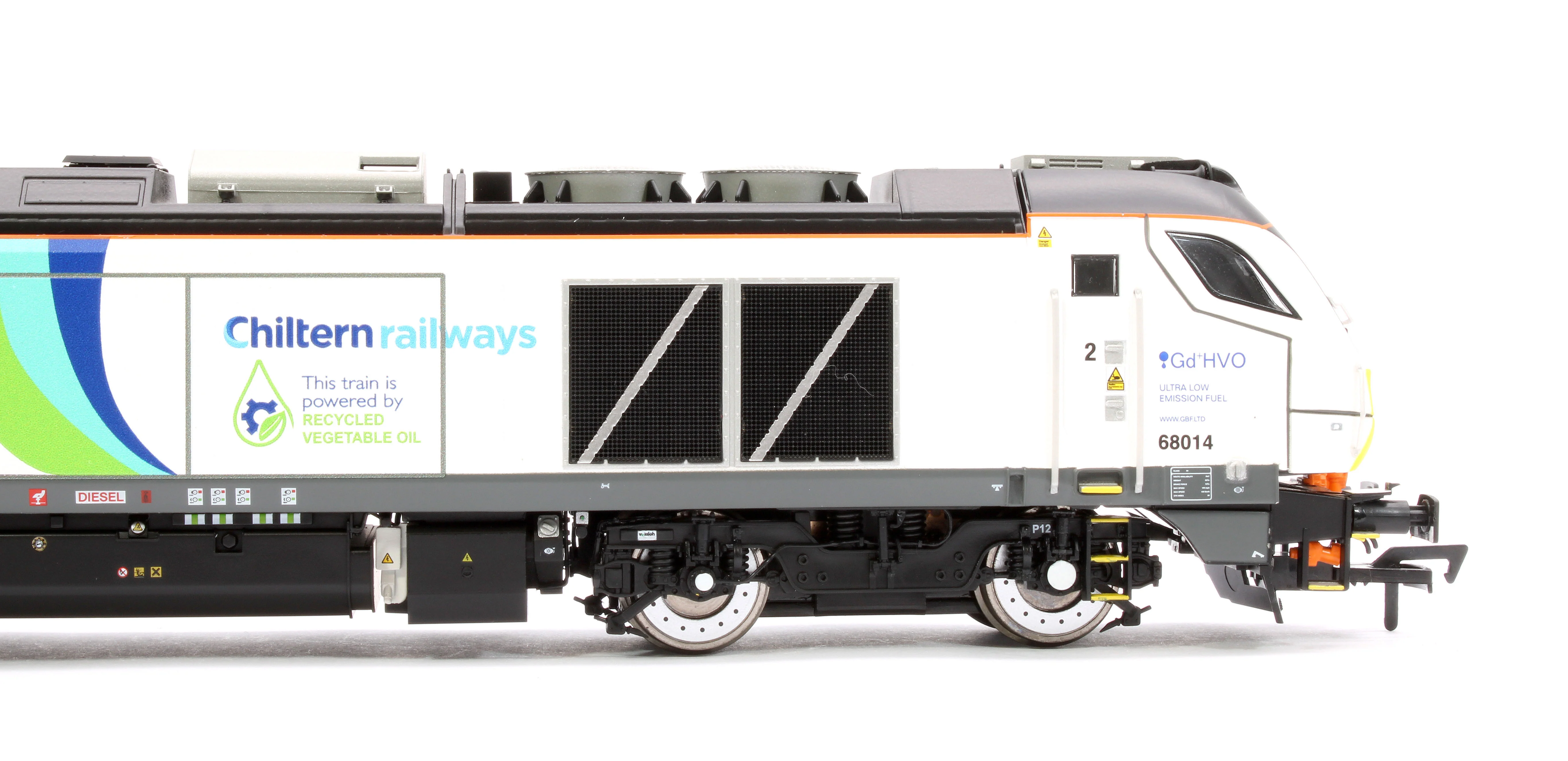 4D-022-028D Class 68 68014 Chiltern Green Bio Fuel Livery Diesel Locomotive - DCC Fitted - Image 8