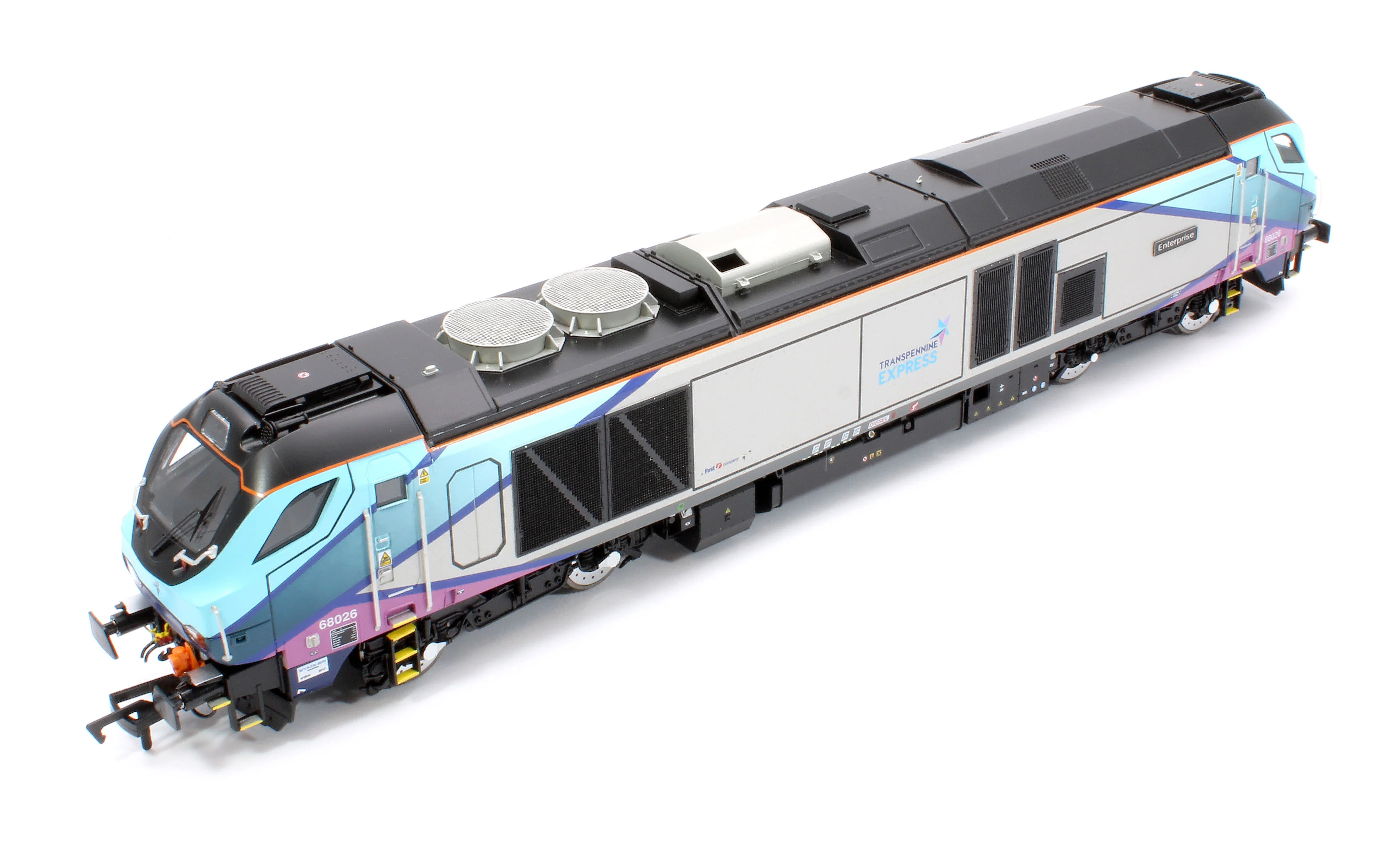 4D-022-024D Class 68 "Enterprise" 68026 Transpenine Express Diesel Locomotive - DCC Fitted - Image 12