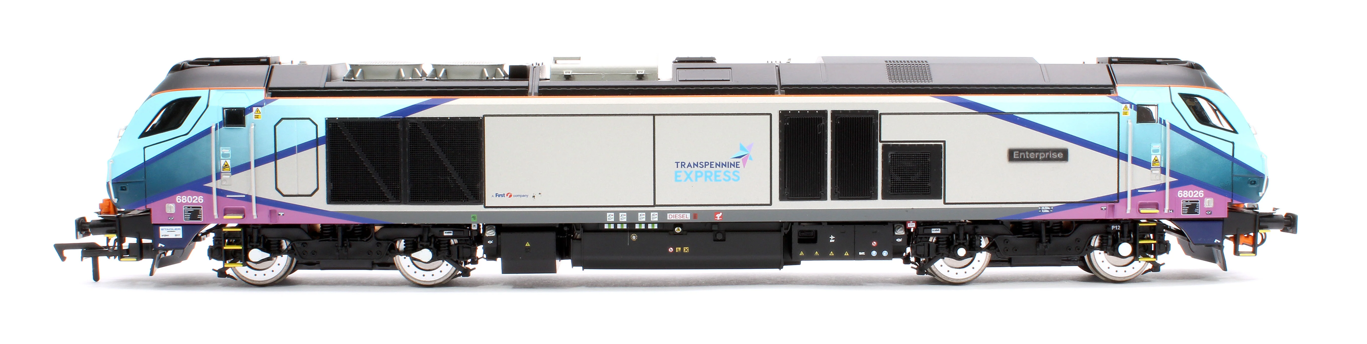 4D-022-024S Class 68 "Enterprise" 68026 Transpenine Express Diesel Locomotive - Sound Fitted - Image 5
