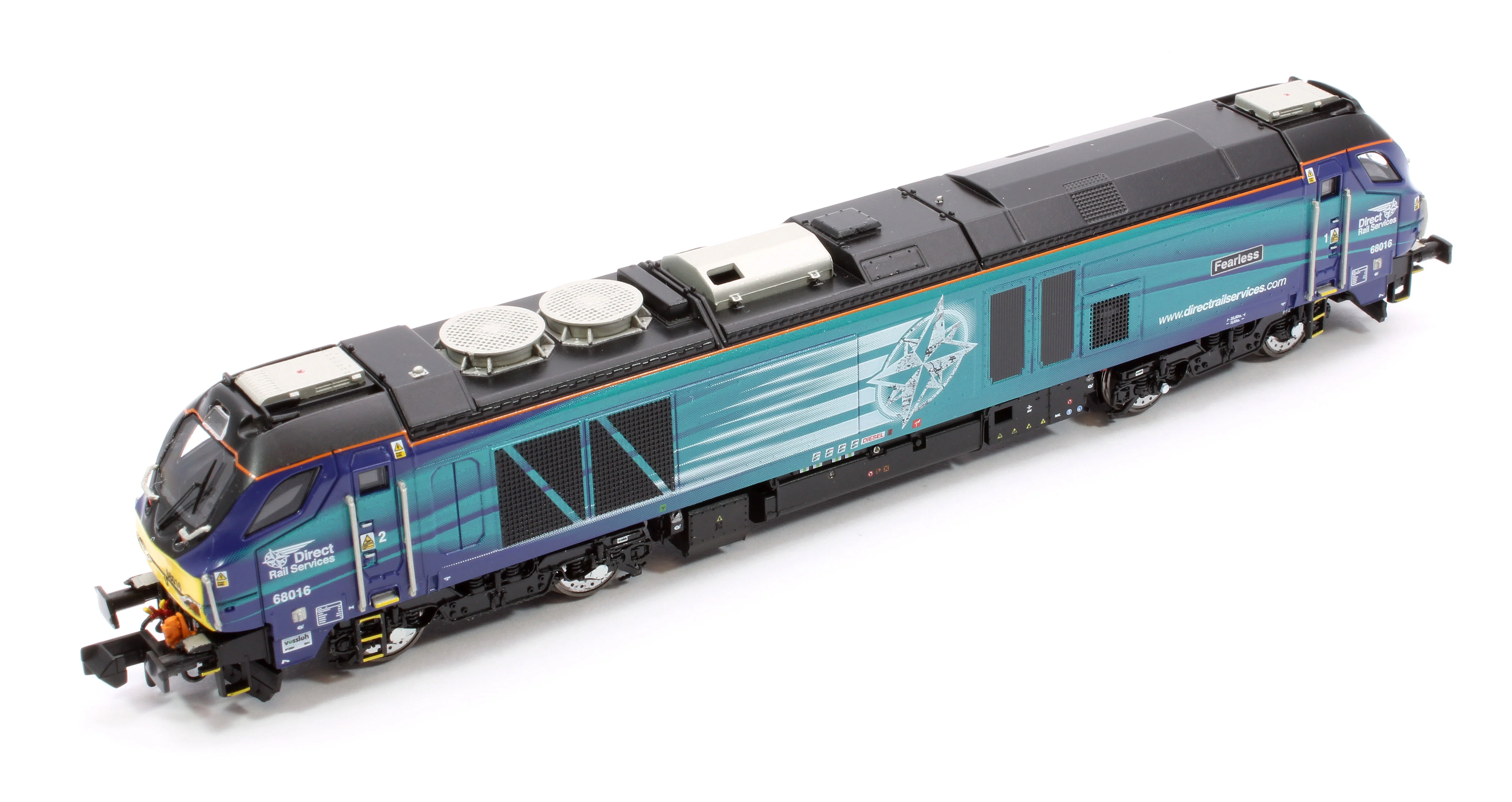 2D-022-012S Class 68 Fearless 68016 DRS Compass Diesel Locomotive - DCC Sound - Image 12
