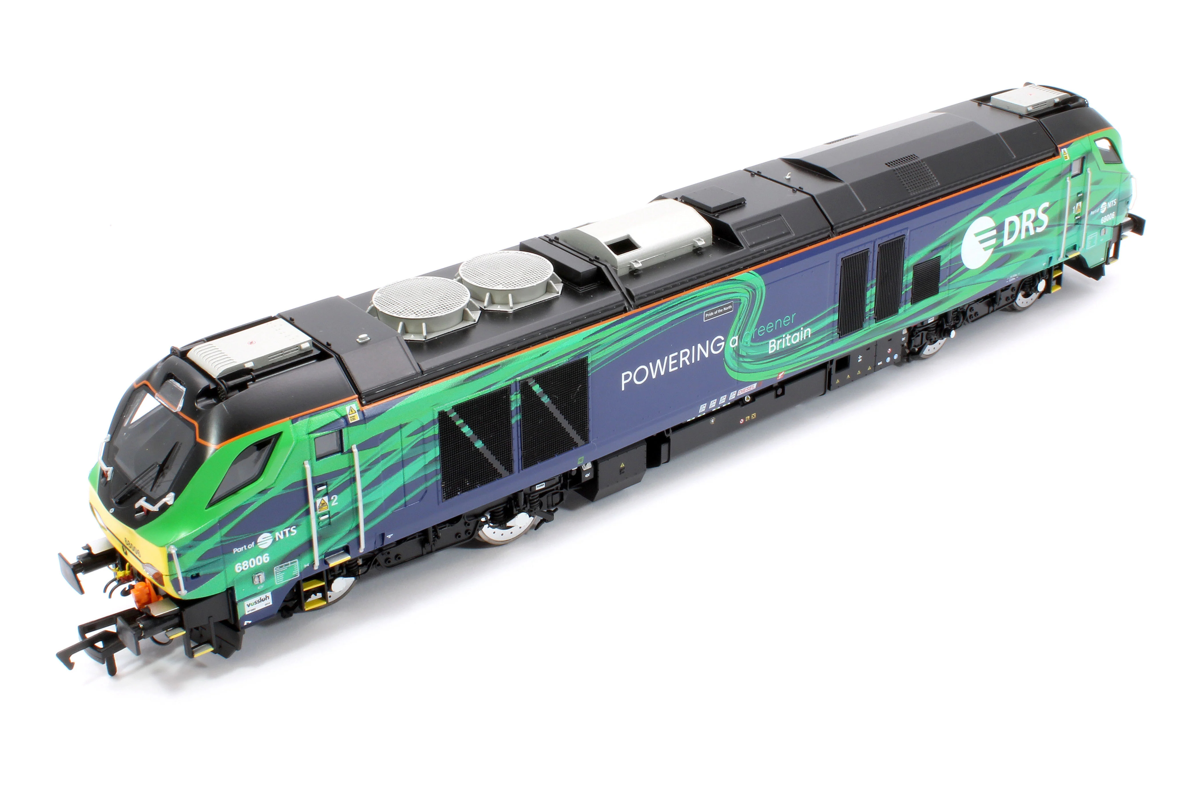 4D-022-023S Class 68 "Pride of the North" 68006 DRS/NTS Green Diesel Locomotive - Sound Fitted - Image 12