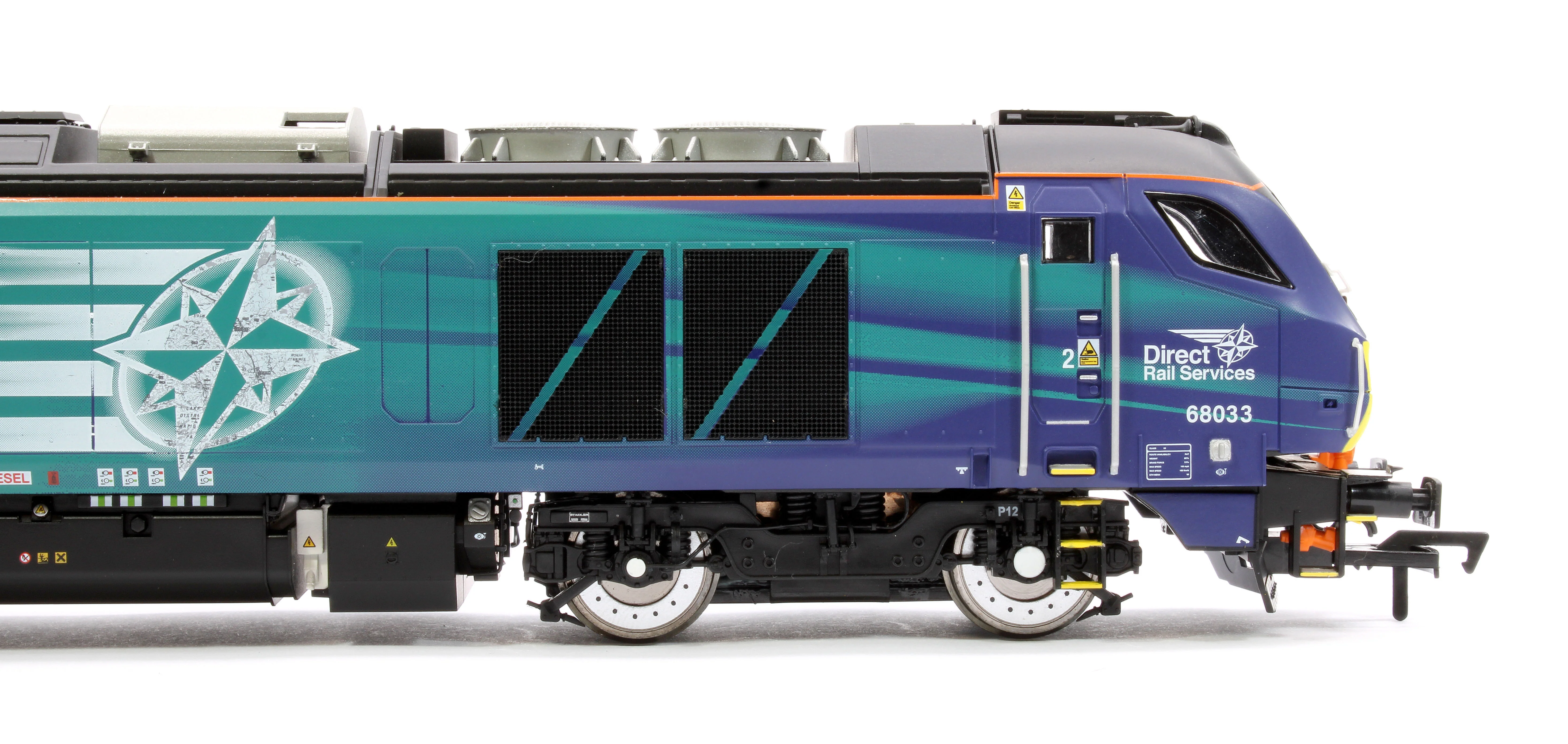 4D-022-026D Class 68 "The Poppy" 68033 DRS Compass with Poppy Diesel Locomotive - DCC Fitted - Image 8