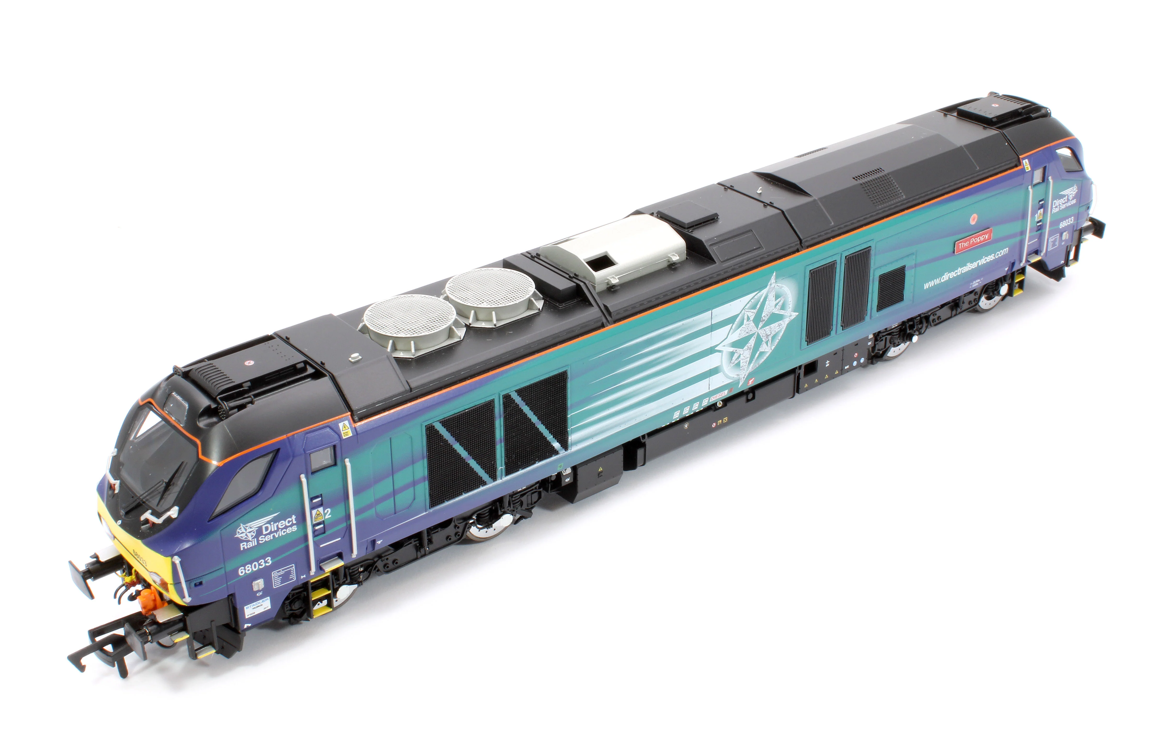4D-022-026S Class 68 "The Poppy" 68033 DRS Compass with Poppy Diesel Locomotive - Sound Fitted - Image 12