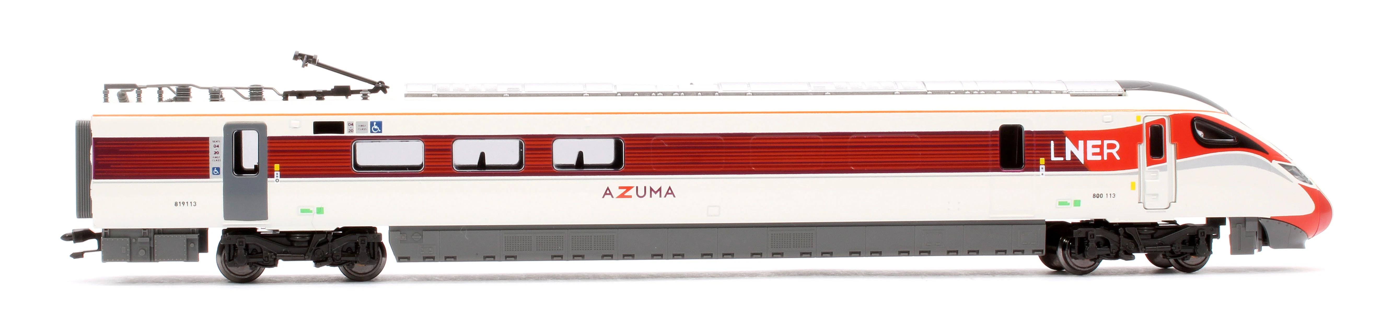 10-1675 -81904 Class 800 113 LNER Azuma 9 Car Train Pack - Image 19