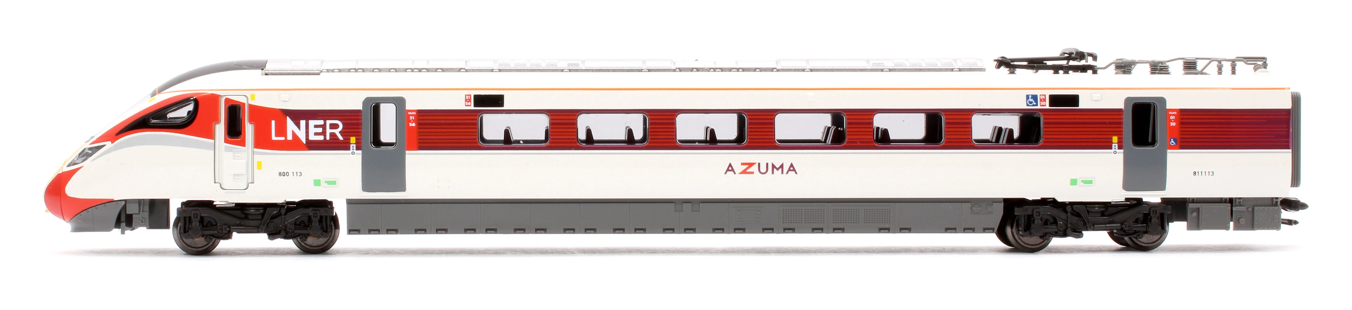 10-1675 -81904 Class 800 113 LNER Azuma 9 Car Train Pack - Image 3