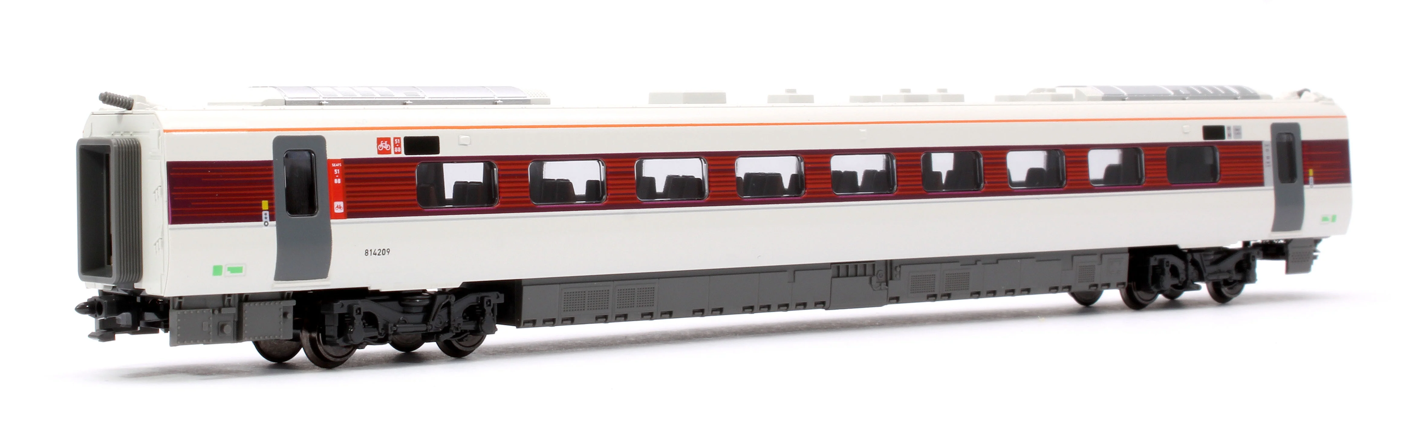 10-1674D Class 800/2 LNER Azuma 800 209 5 Car EMU - DCC Fitted - Image 10